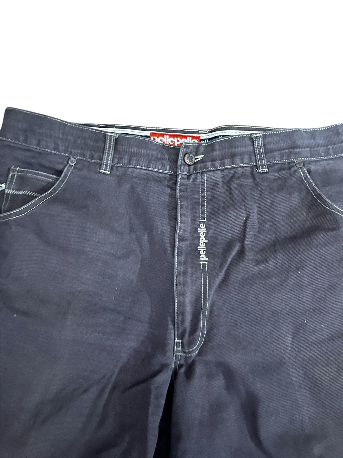 Pelle Pelle × Vintage PellePelle Baggy Selvedge Denim Jeans Size US 36 / EU 52 - 2 Thumbnail