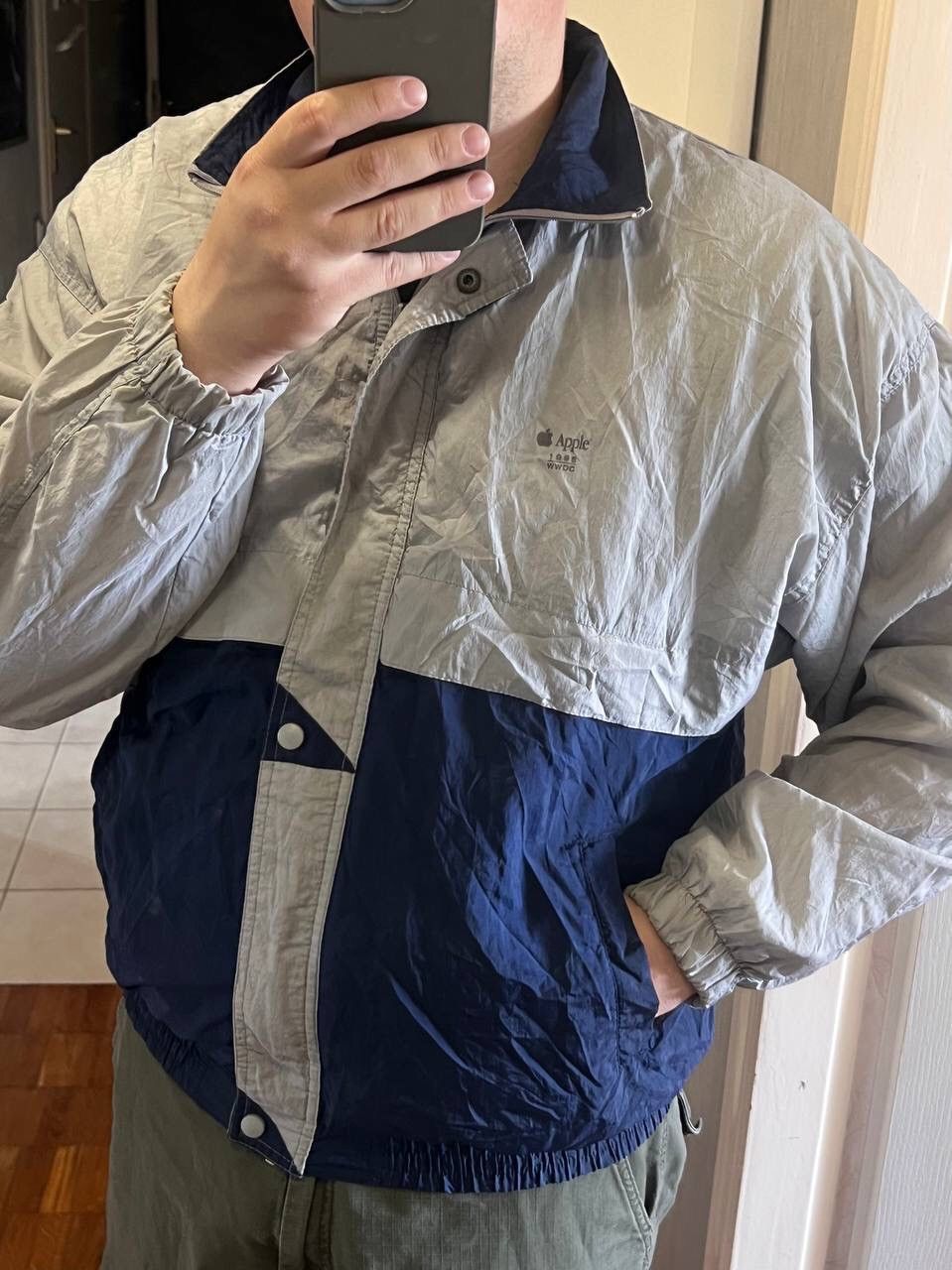Apple × Vintage Apple light jacket zip vintage 90s windbreaker 1995 WWDC Size US L / EU 52-54 / 3 - 16 Thumbnail