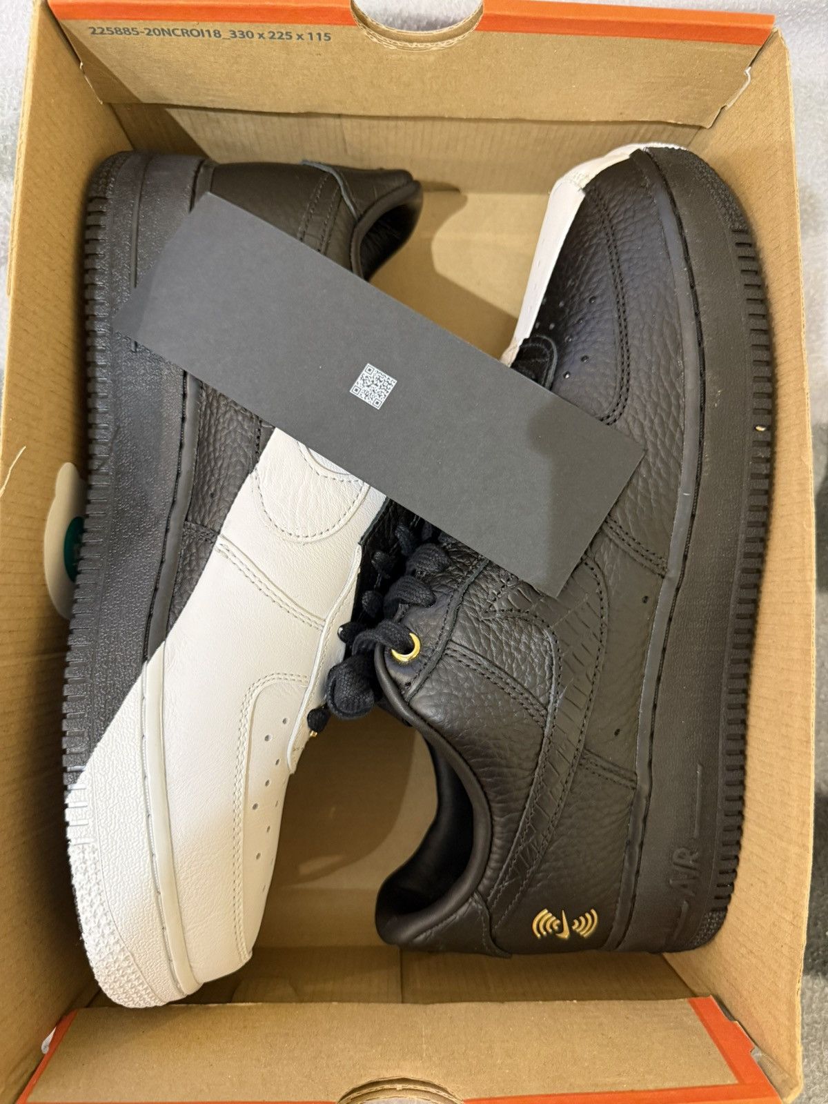 Nike Nike Air Force 40th Anniversary Edition Split Black White Size US 10.5 / EU 43-44 - 1 Thumbnail