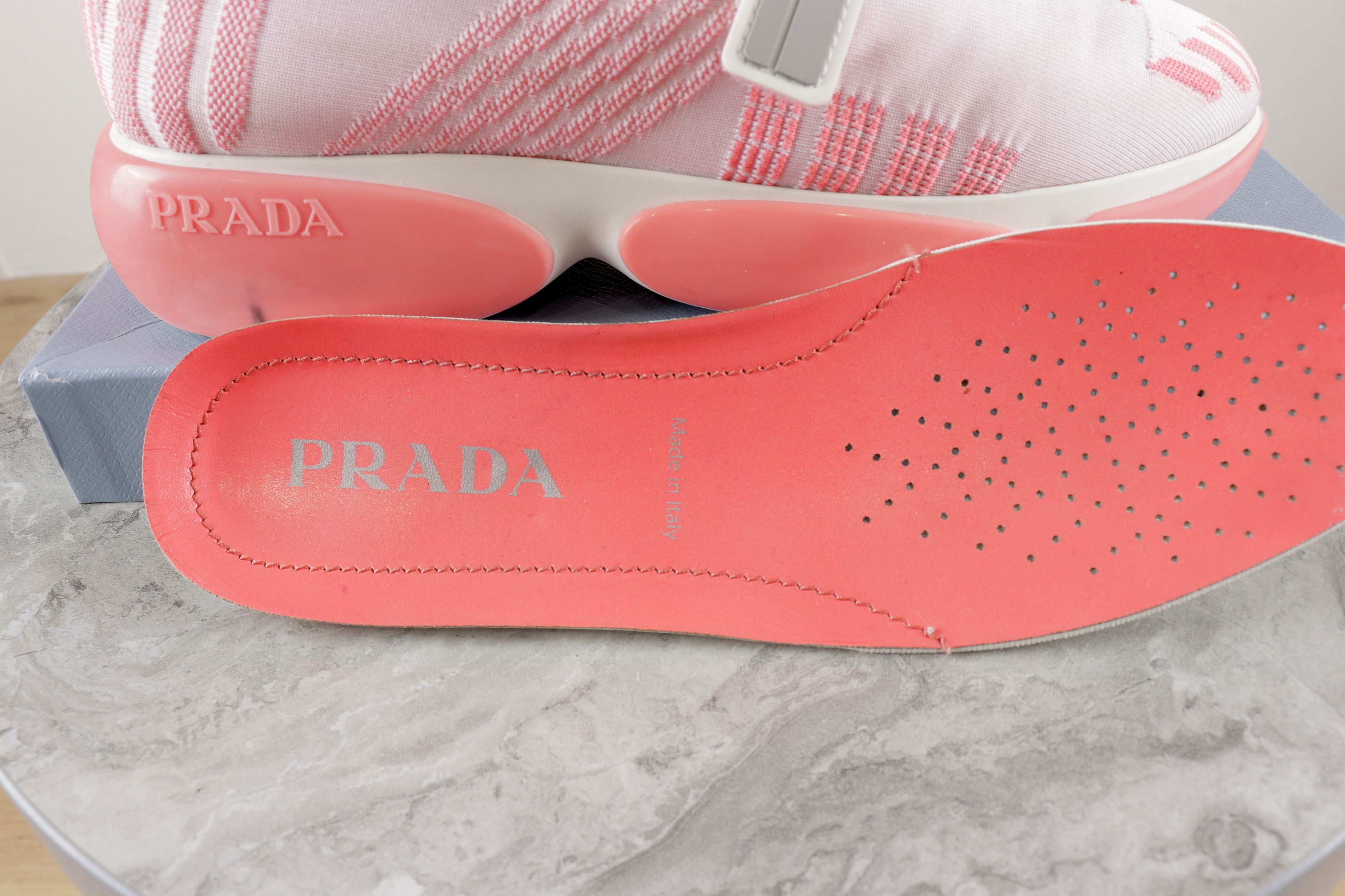 Prada Women's PRADA Cloudbust Pink Fabric Sneakers Size 38 Size US 8 / IT 38 - 15 Thumbnail