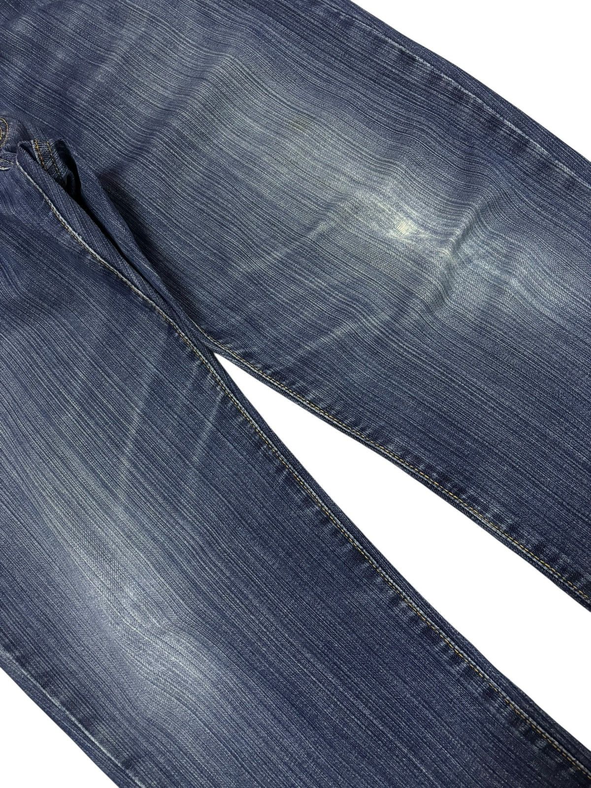 Edwin Vtg Edwin Japan 403 Distressed Jeans Size US 33 - 6 Thumbnail