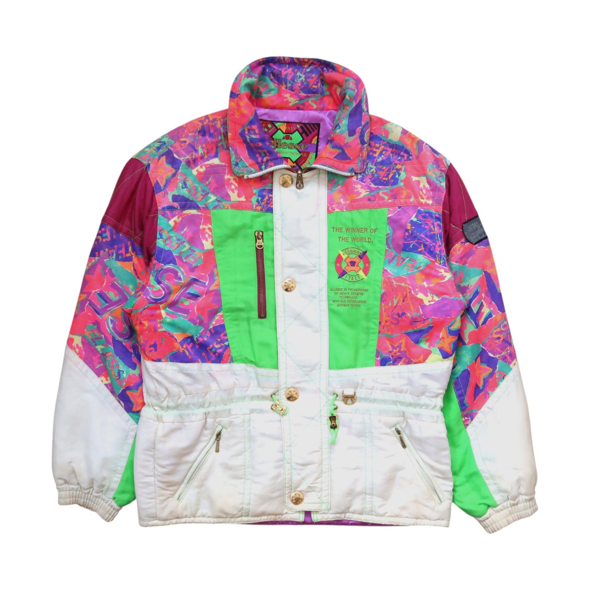 Hysteric Glamour Vintage 90s Hysteric Glamour Ellese Champion Panelled Jacket Size US L / EU 52-54 / 3 - 1 Thumbnail