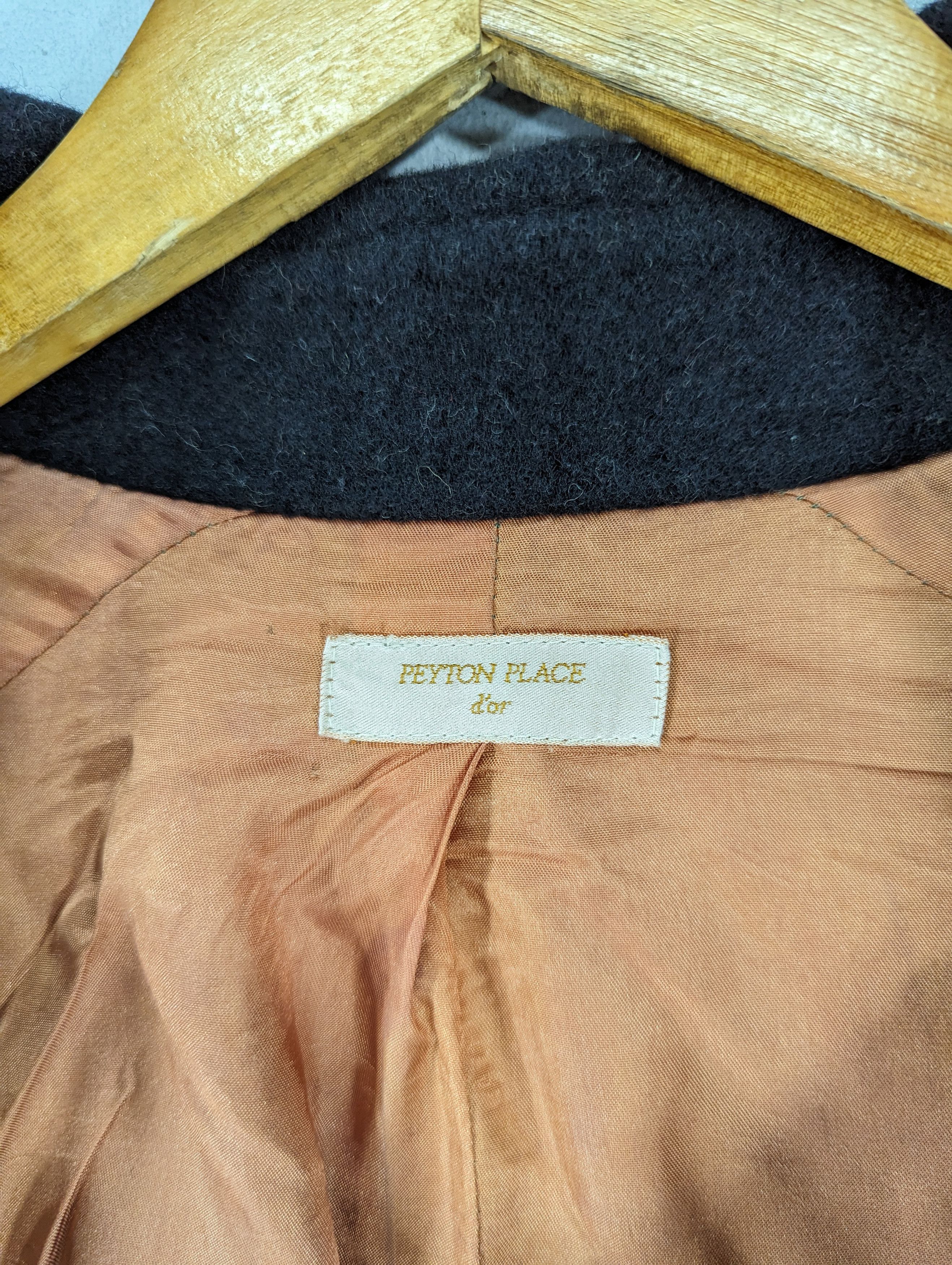 Japanese Brand 🔥RARE🔥Vintage Peyton Place PPFM Mohair Long Coat Jacket Size L / US 10 / IT 46 - 8 Thumbnail