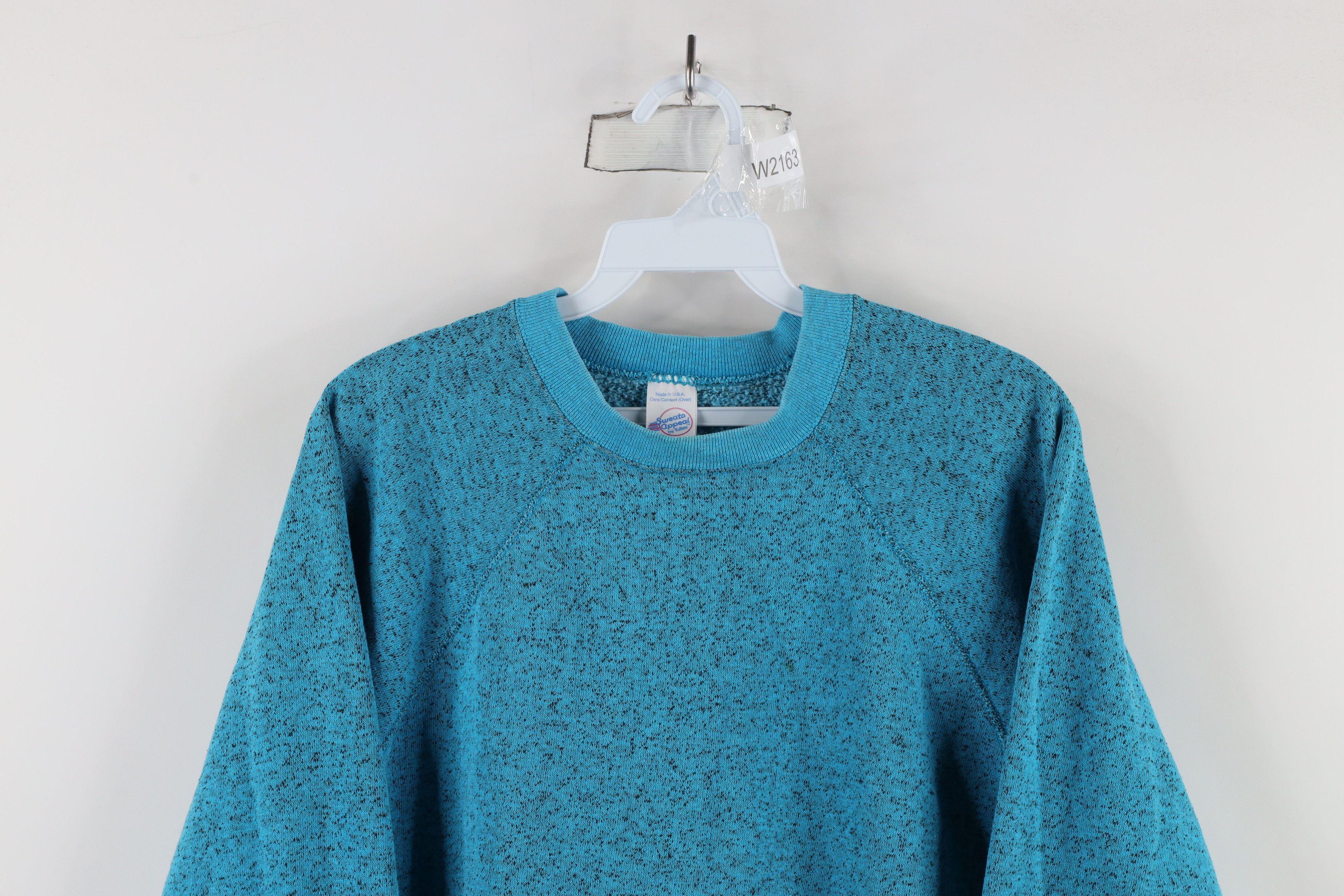 Vintage Vintage 80s 90s Streetwear Fleck Crewneck Sweatshirt USA Size L / US 10 / IT 46 - 2 Thumbnail