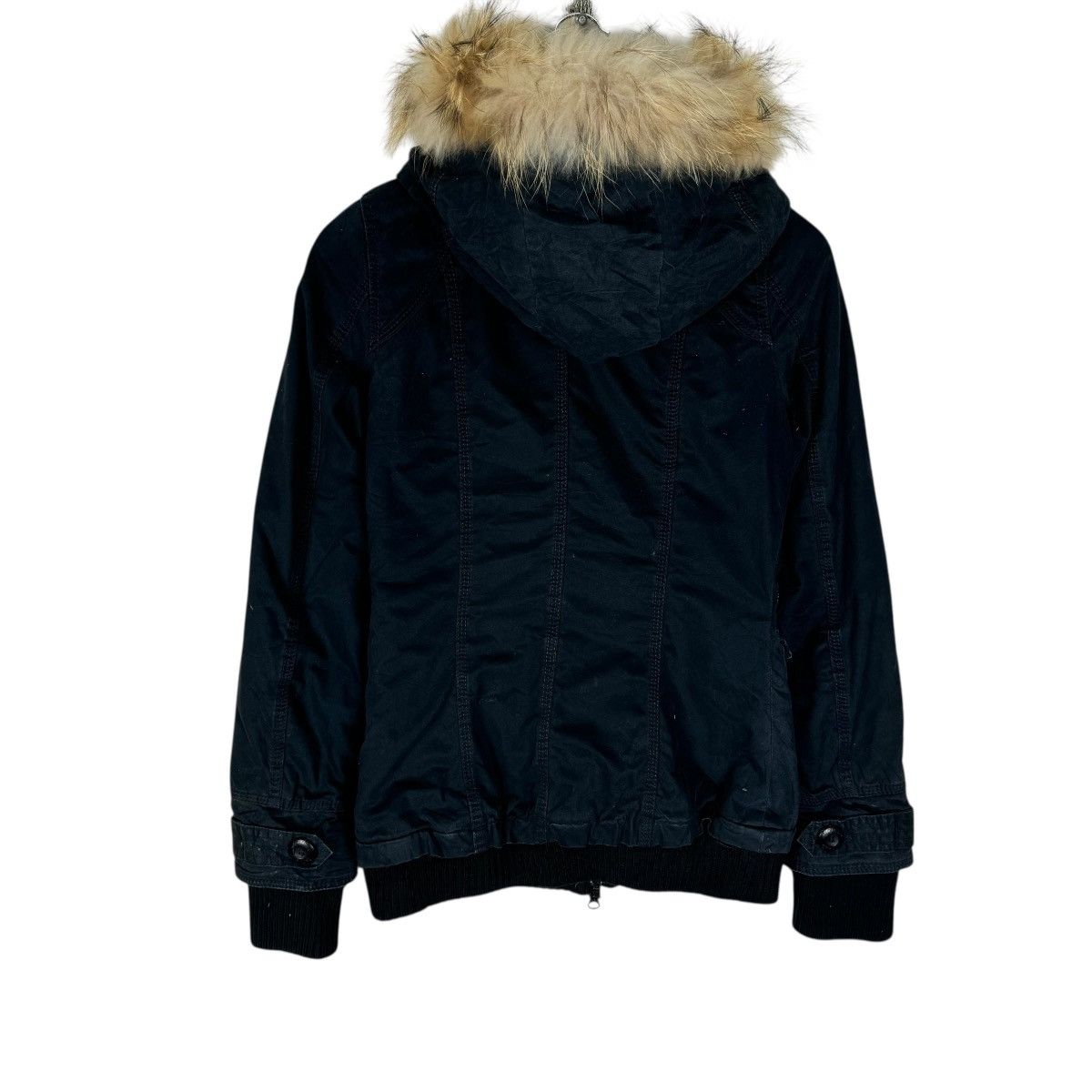 ☀️MOUSSY FUR HOODIE MULTI ZIPPER JACKET