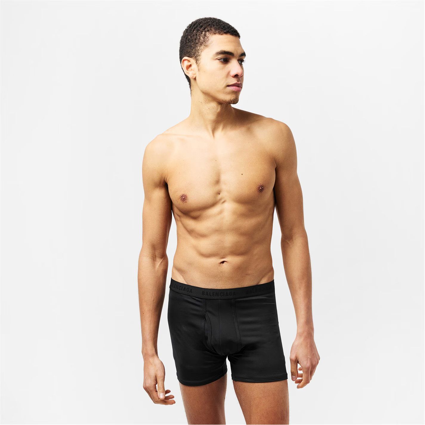 Balenciaga o1g2r1mq0226 Quick Drying Tailored Fit Swim Shorts In Black Size US 28 / EU 44 - 3 Thumbnail