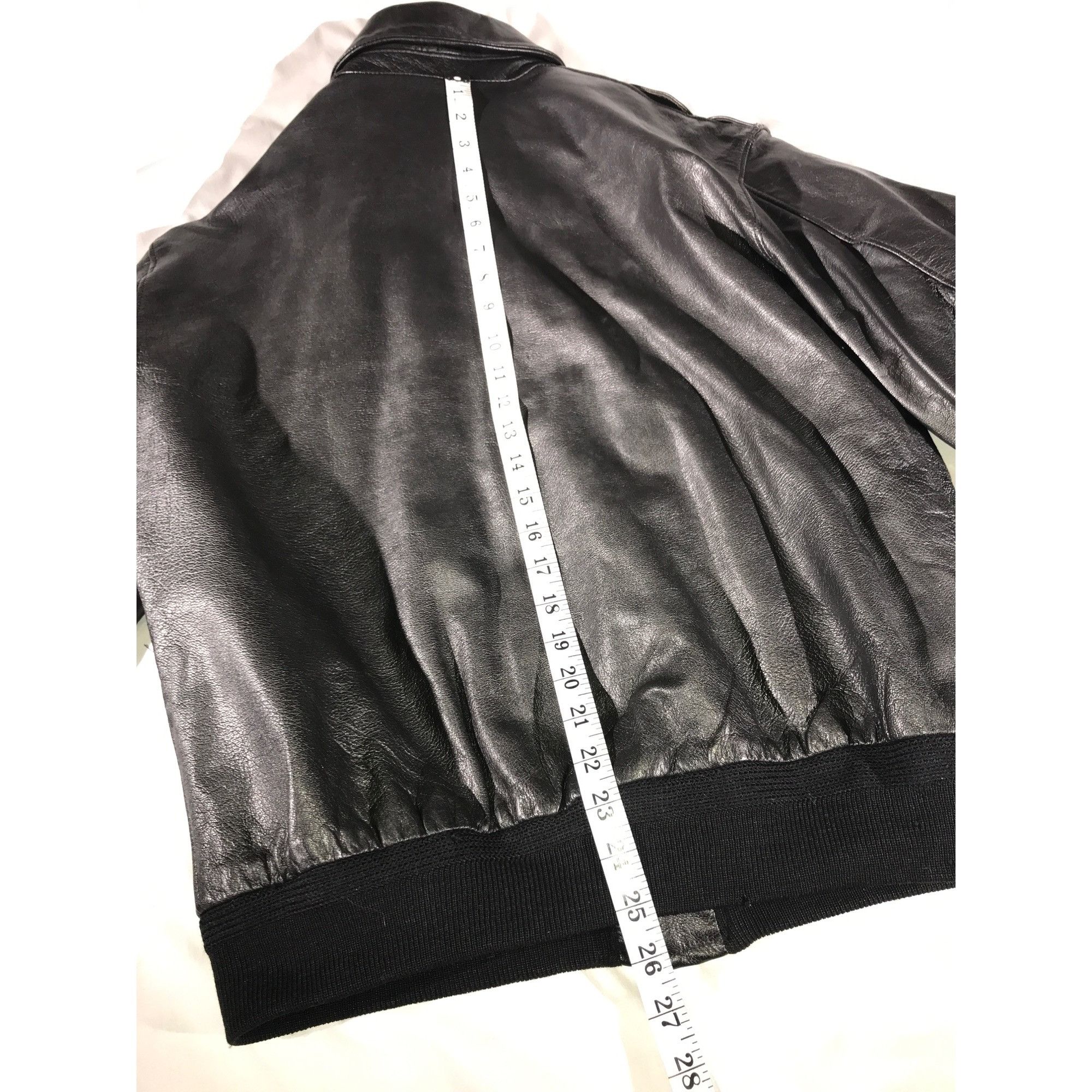 Vintage Sporty’s Pilot Shop Black Goat Skin Leather Aviator Jacket Size US S / EU 44-46 / 1 - 10 Thumbnail