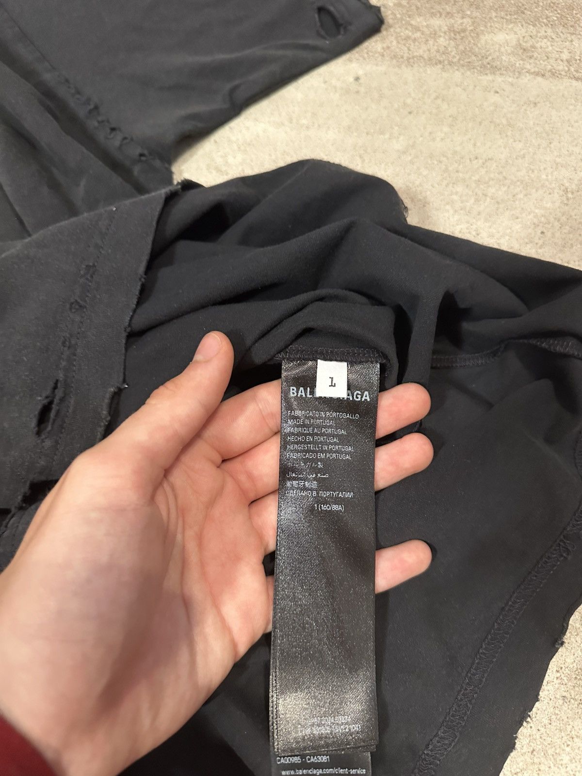 Balenciaga Balenciaga Sponsor Logo T-shirt Size US L / EU 52-54 / 3 - 5 Thumbnail