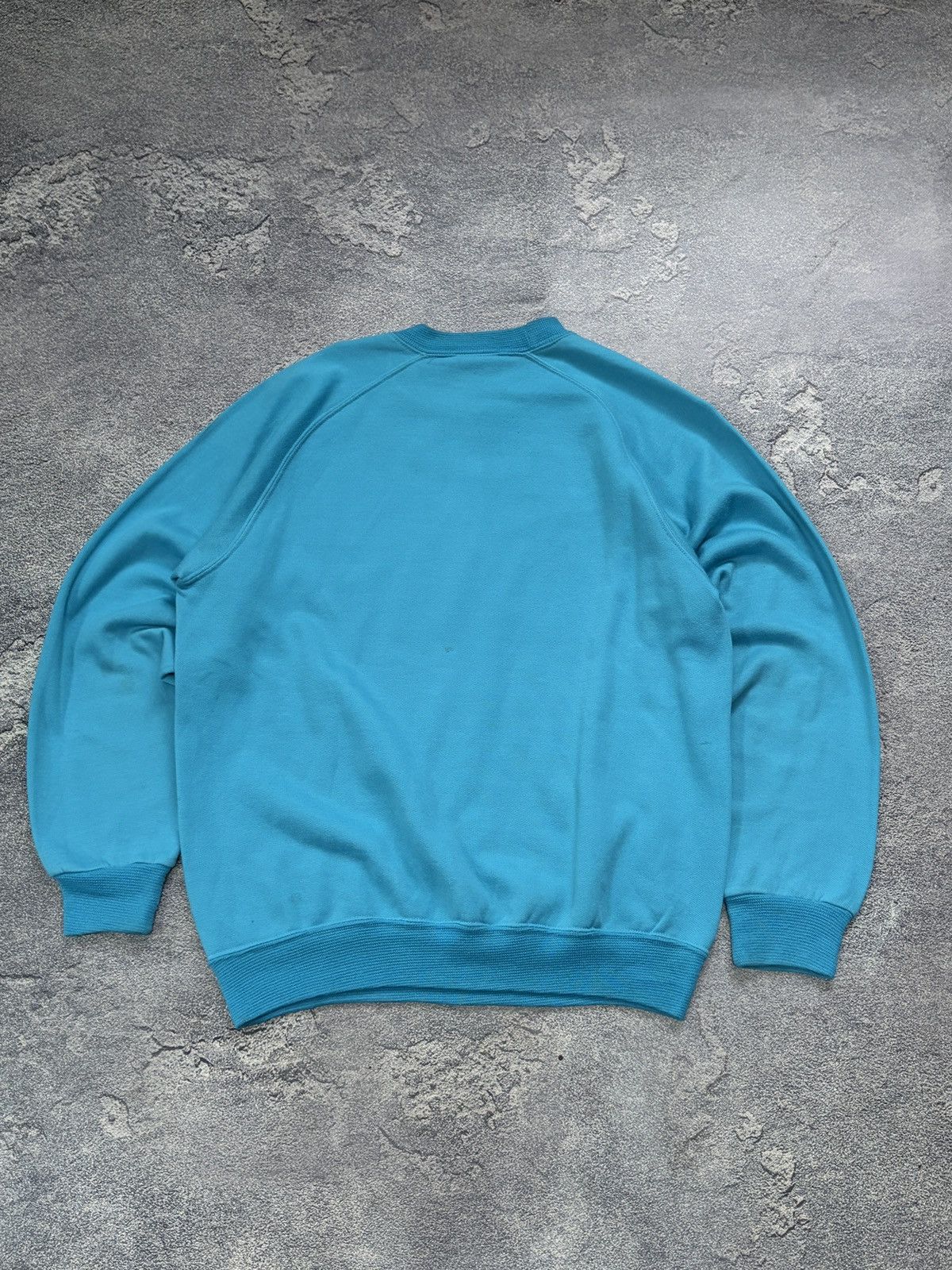 Nike Vtg 80s Nike Oregon Sweatshirt Italy Teal Embroidered S Size US S / EU 44-46 / 1 - 2 Thumbnail