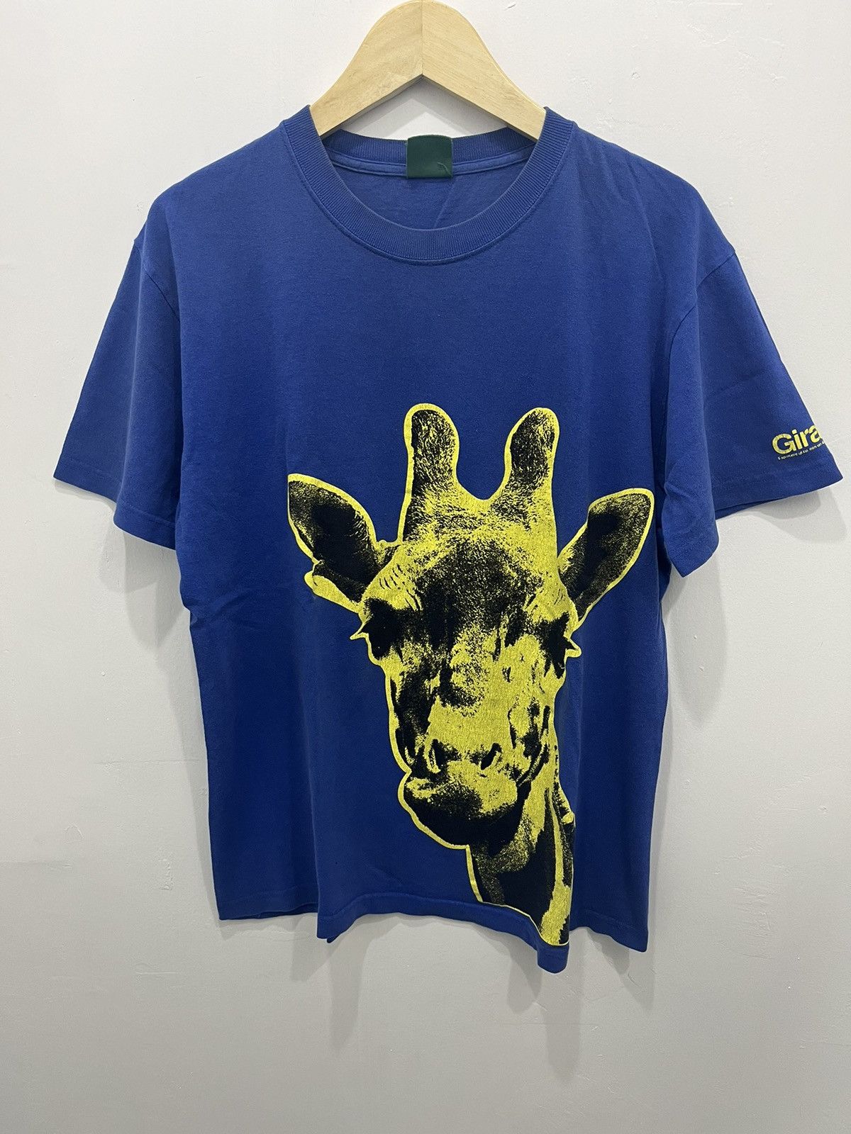 Japanese Brand Y2K Artsy Girafe Graphic Short Sleeve Tees Size US XL / EU 56 / 4 - 1 Thumbnail