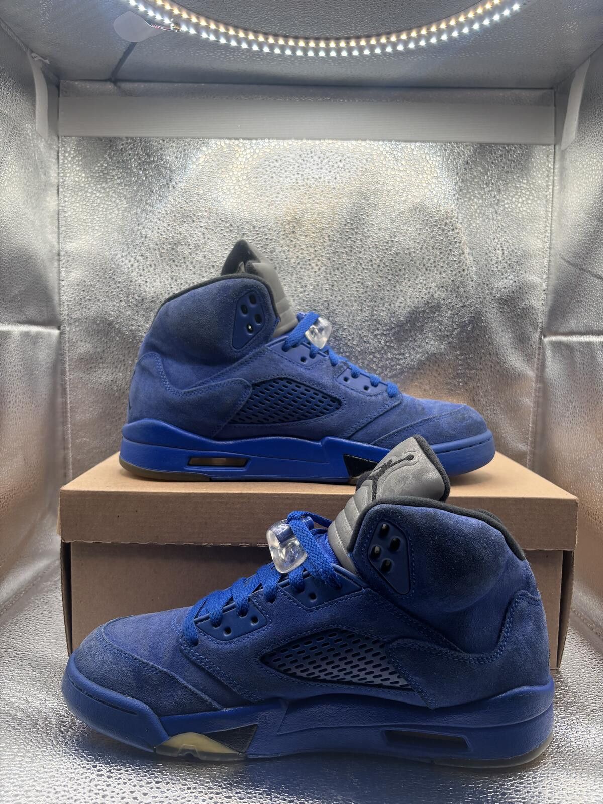 Jordan Brand Air Jordan 5 blue suede Size US 8.5 / EU 41-42 - 5 Thumbnail
