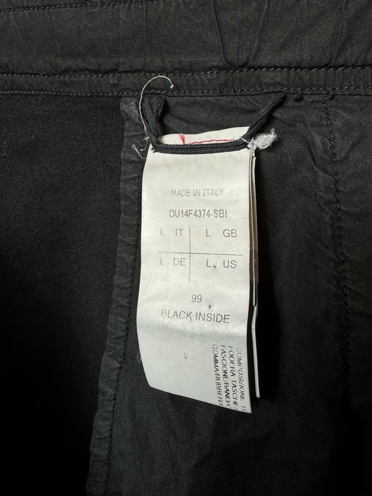 Rick Owens Rick Owens DRKSHDW Drop Crotch Black Pants - Large Size US 36 / EU 52 - 6 Thumbnail