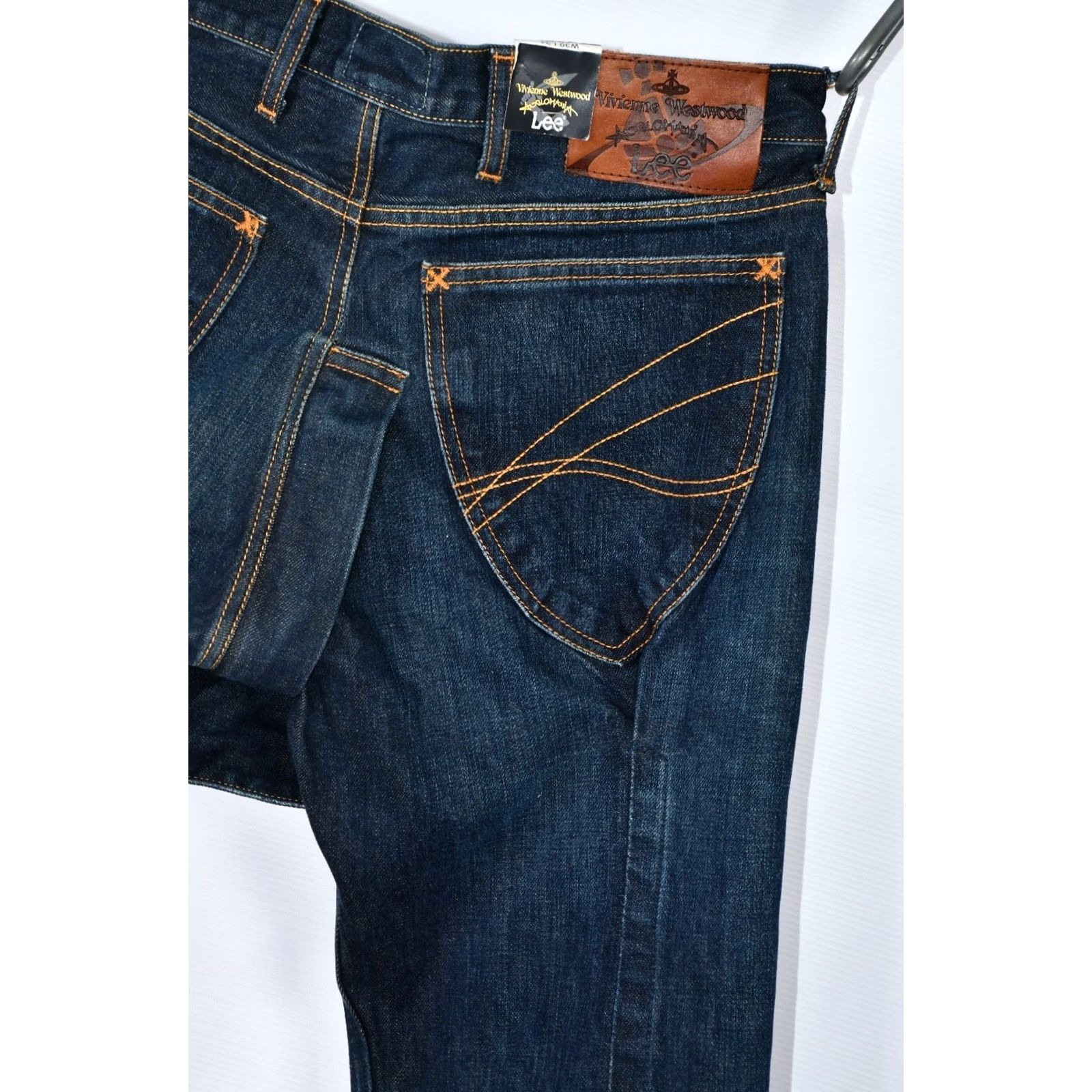 Vivienne Westwood VIVIENNE WESTWOOD AGLOMANIA x LEE Jeans Men W30 L34 Blue 5-Pocket Denim Cotton Regular Size 30 XS-Longest? Size US 30 / EU 46 - 5 Thumbnail