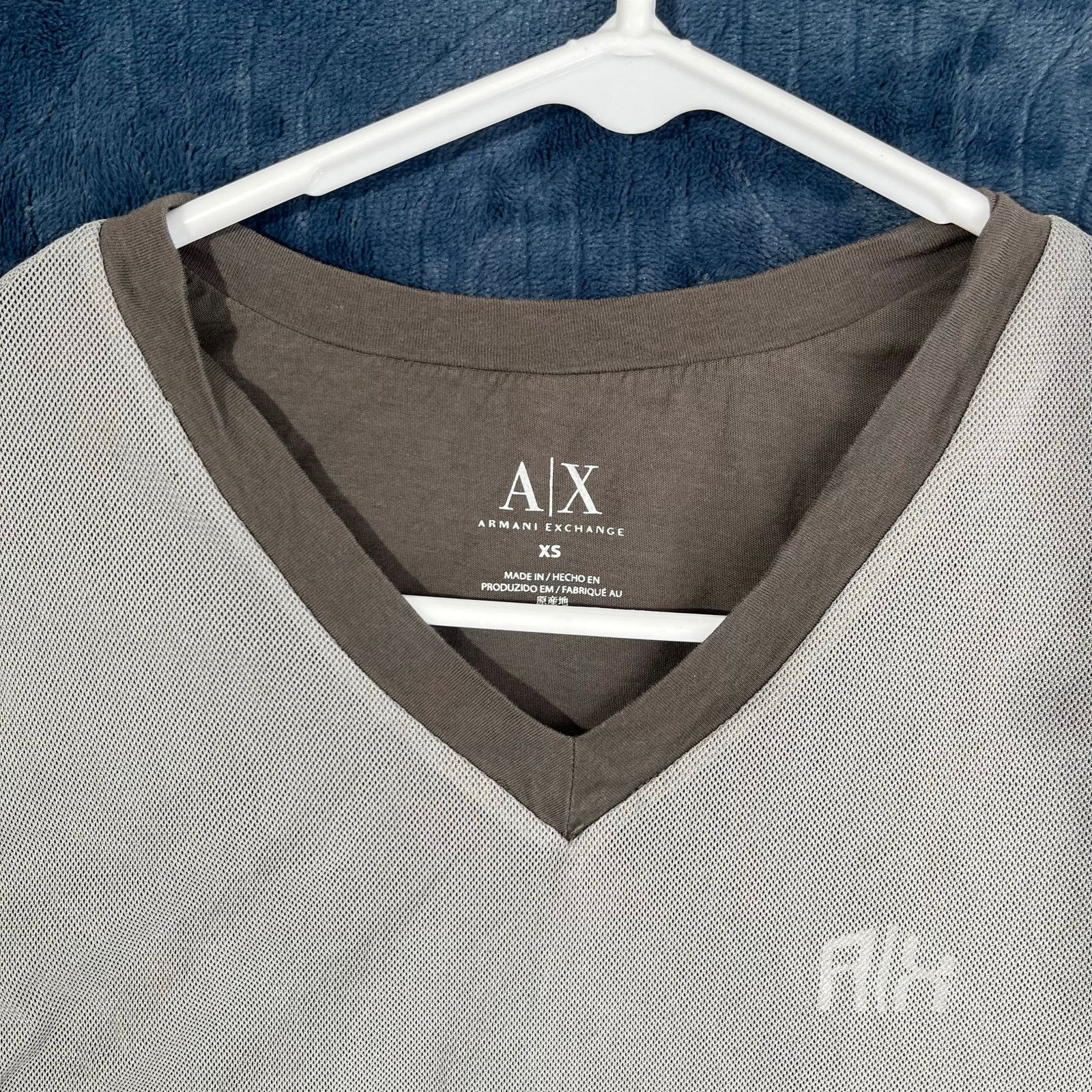 Armani Exchange Armani Exchange Double Layer Gray Casual T-Shirt Men Size XS Size US XS / EU 42 / 0 - 3 Thumbnail