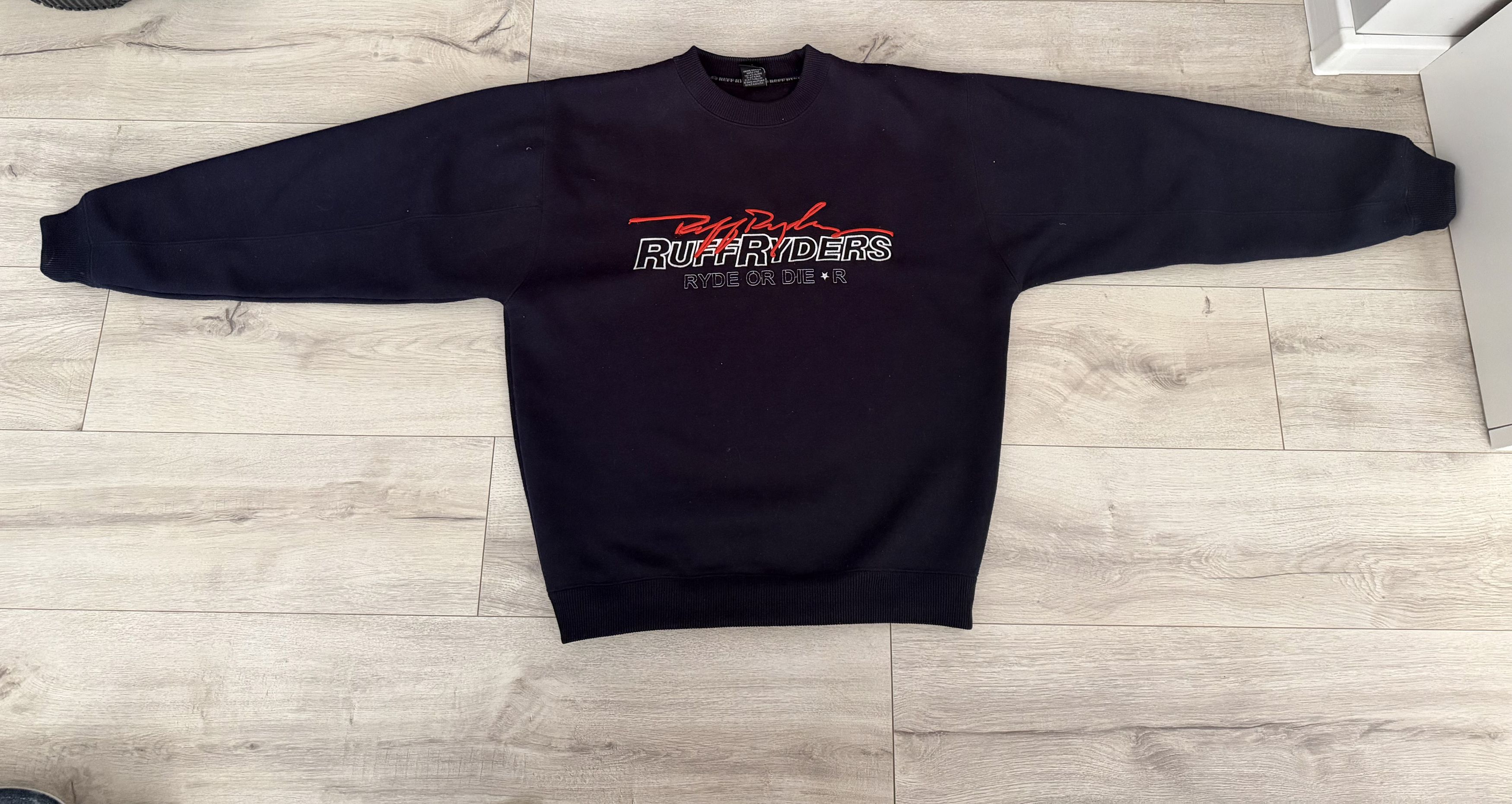 Ruff Ryders RARE Y2K RUFF RYDERS “RYDE OR DIE” EMBROIDERED CREWNECK Size US M / EU 48-50 / 2 - 1 Thumbnail