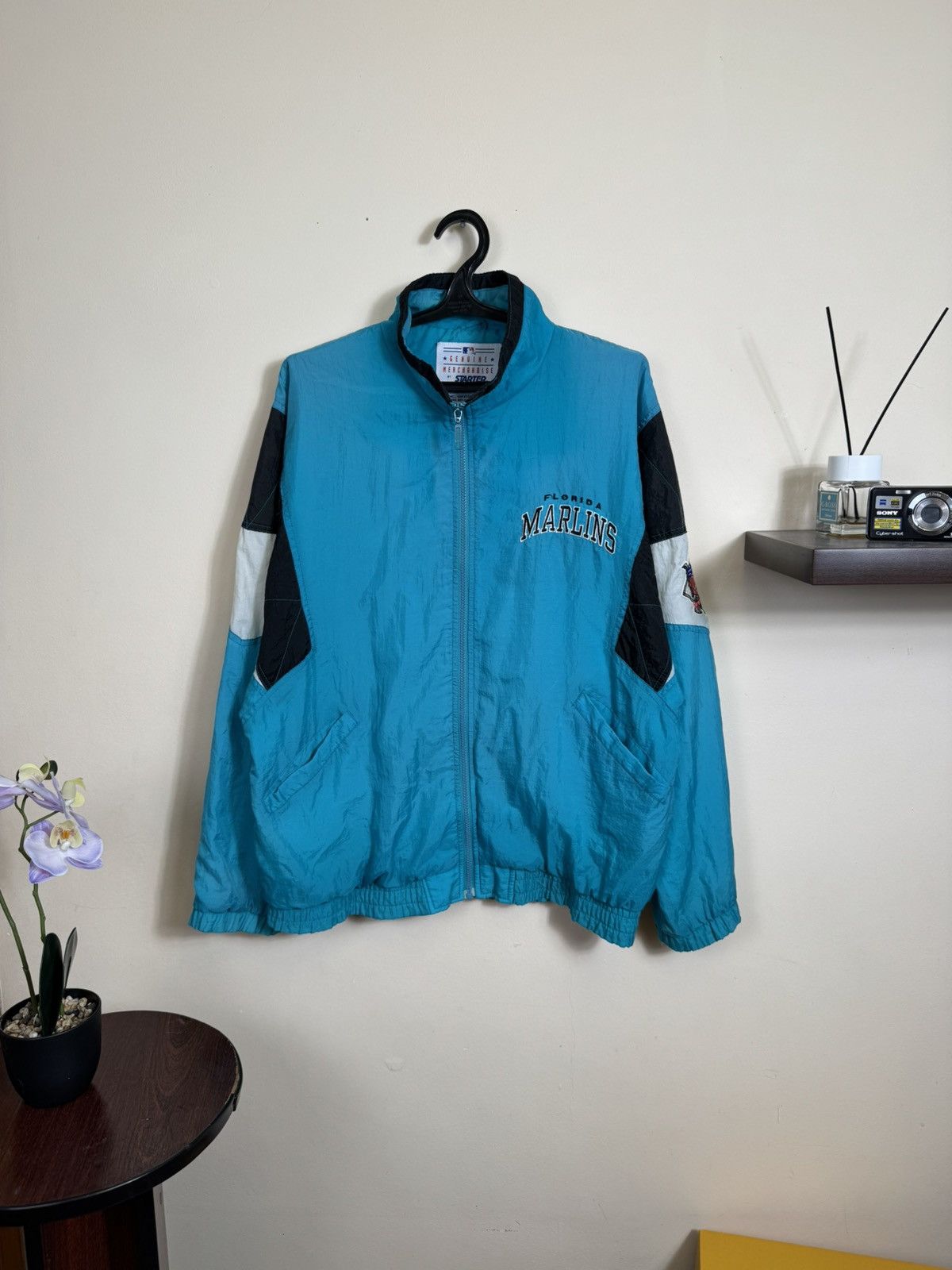 Starter Vintage Florida Marlins Starter Jacket Nylon MLB L Size US L / EU 52-54 / 3 - 3 Thumbnail