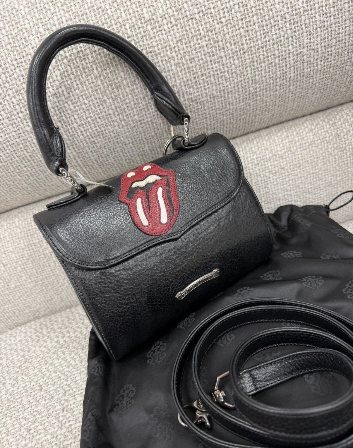 Chrome Hearts Chrome Hearts Red Rolling Stones Co-brand Doc Bag Size ONE SIZE - 2 Thumbnail