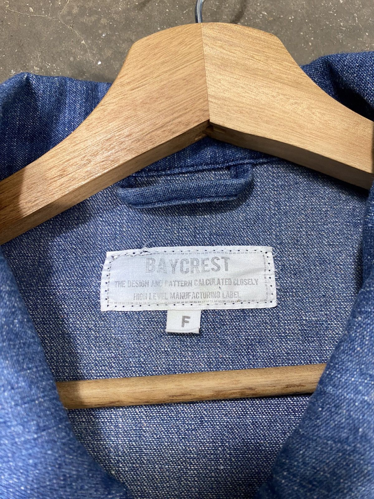 Japanese Brand A12 Rare - Baycrest Denim Chore Jacket Size US XL / EU 56 / 4 - 15 Thumbnail