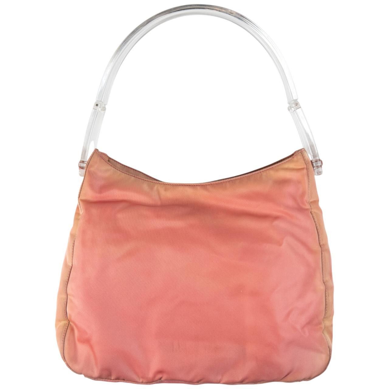 Prada Vintage Prada Clear Handle Shoulder Bag Size ONE SIZE - 1 Thumbnail