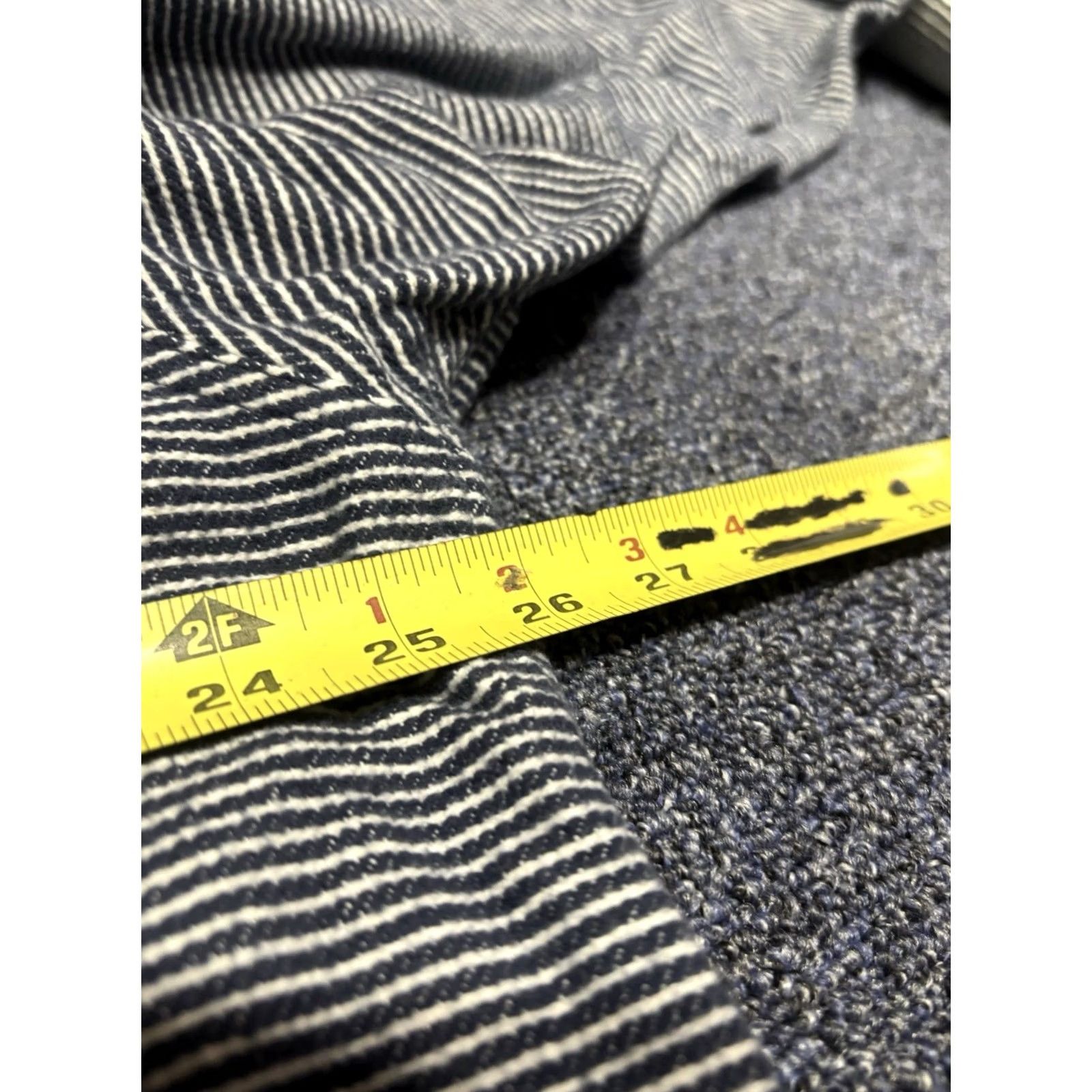 Dickies Dickies Mens Long Sleeve Work Shirt XXL Blue White Striped Flannel Button Up H3 Size US XXL / EU 58 / 5 - 3 Thumbnail