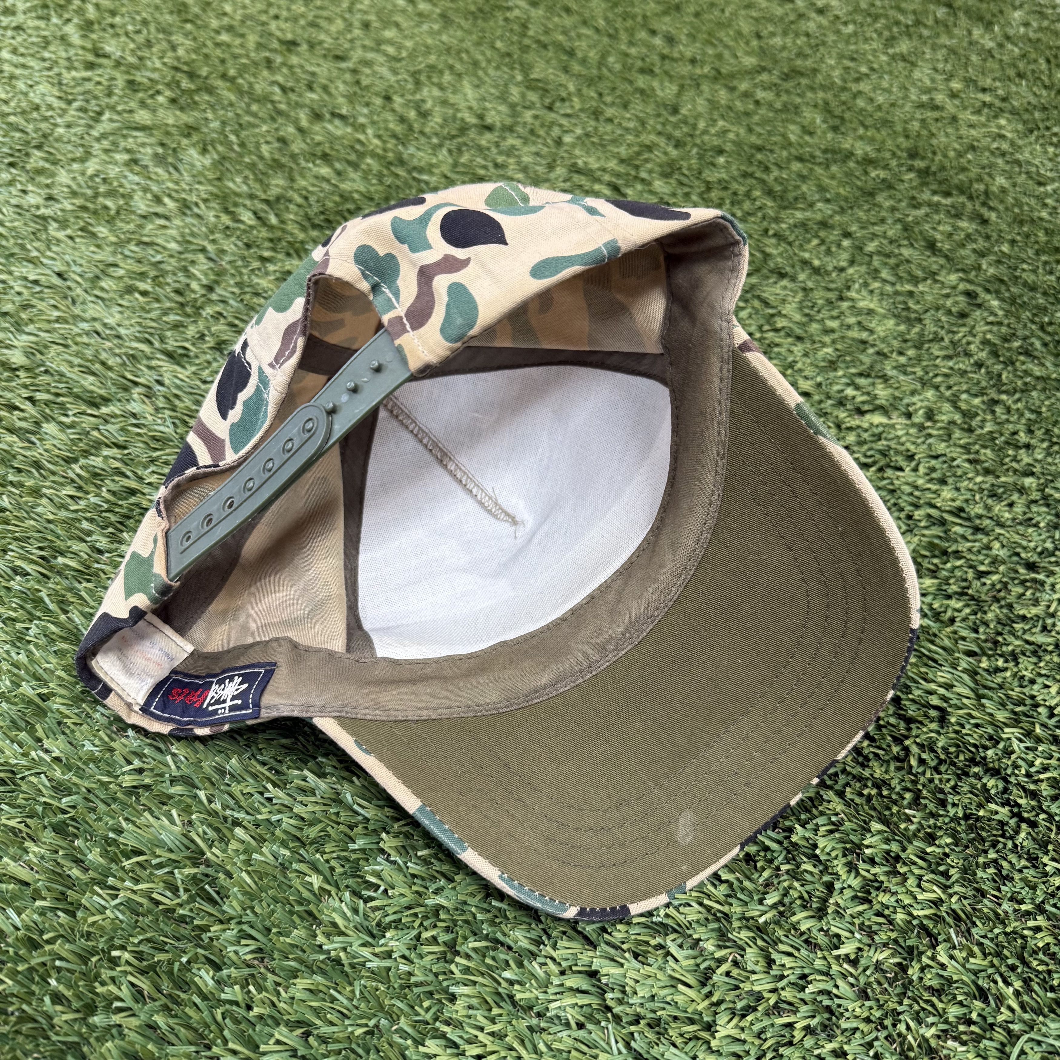 Stussy Vintage 1980s Stussy Camo Hat Made in Korea Size ONE SIZE - 4 Thumbnail