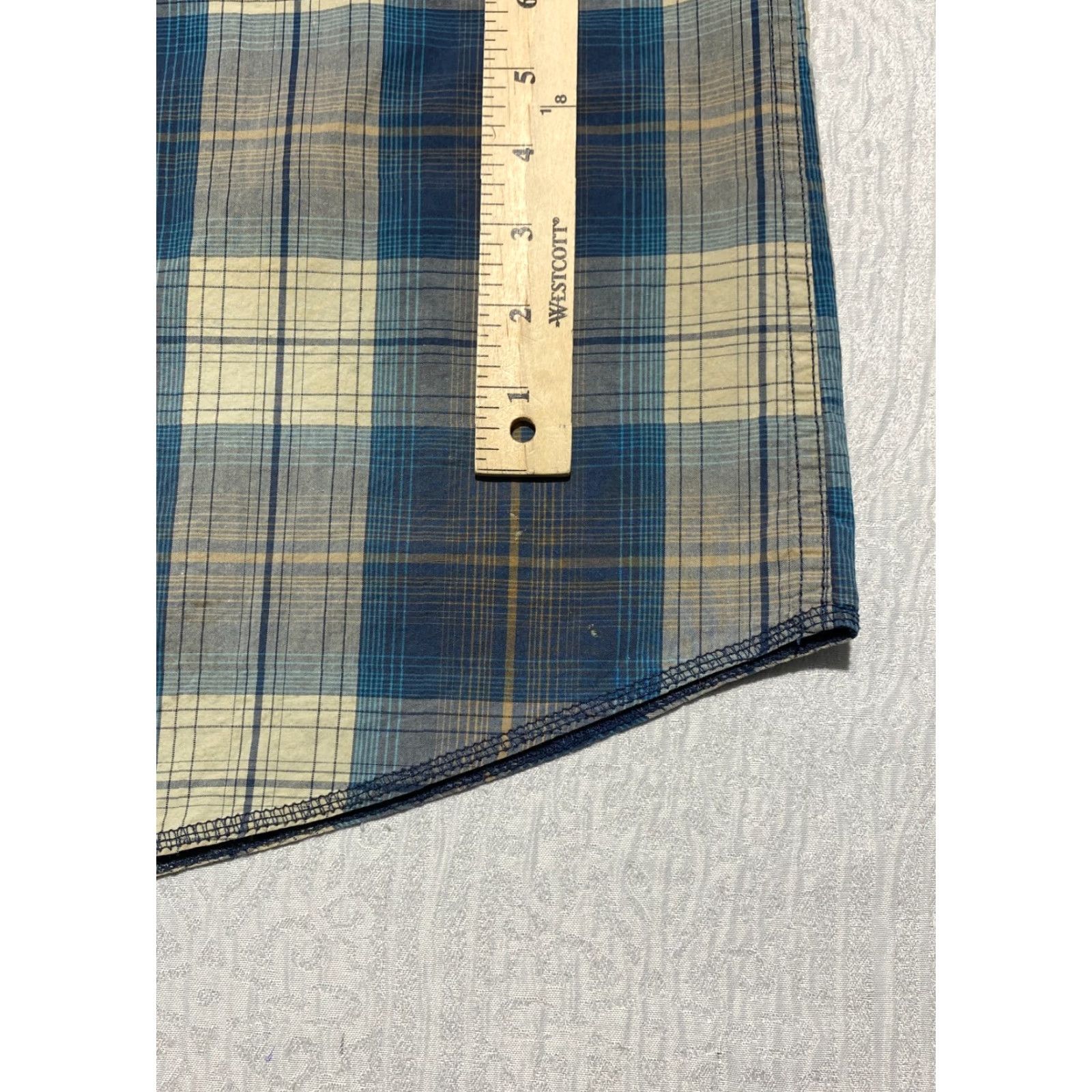 Vintage Northwest Territory Shirt Mens L Blue Plaid Pearl Snap Casual Western Cowboy Size US L / EU 52-54 / 3 - 3 Thumbnail