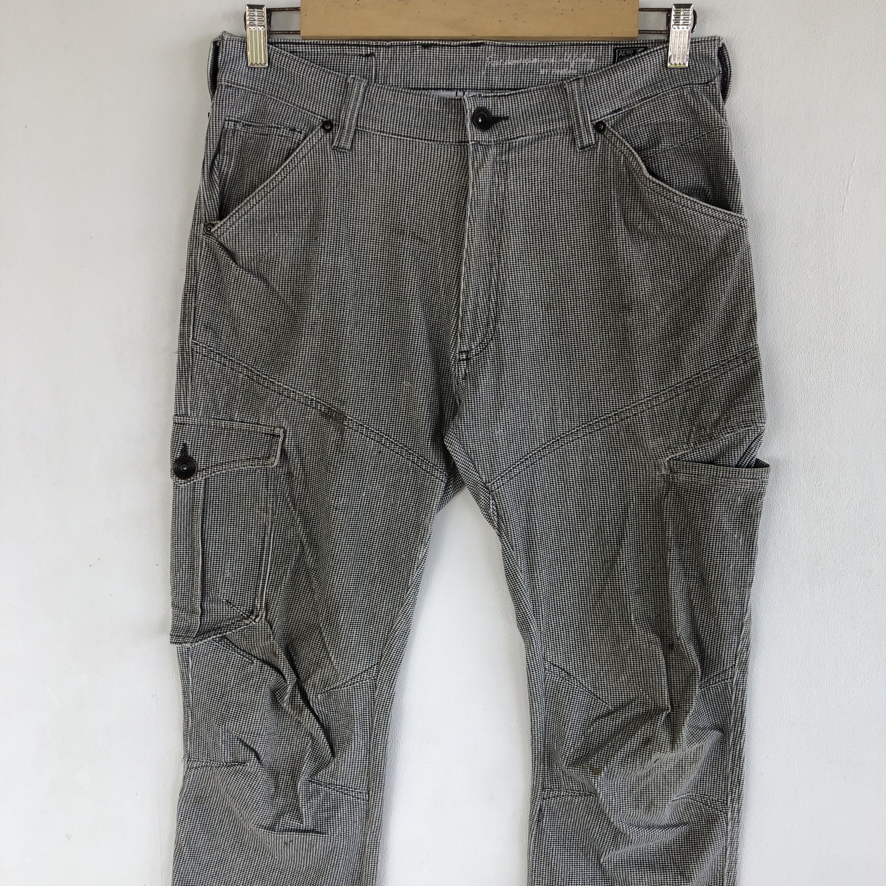 Japanese Brand Vintage Japanese Cargo Pants Multi Pocket Utility Trousers Size US 30 / EU 46 - 3 Thumbnail