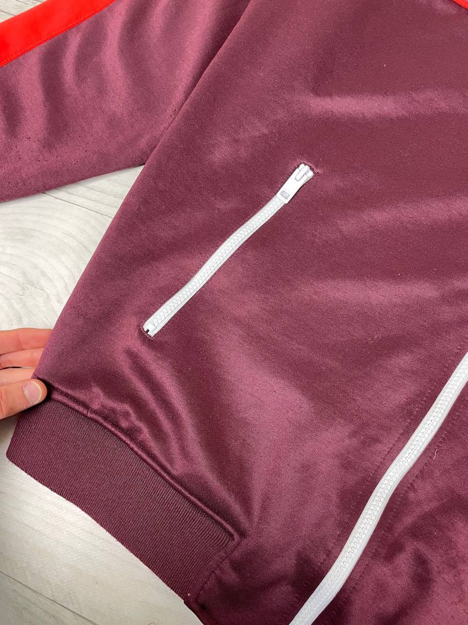 Diesel Vintage Diesel Track Jacket Men Size 2XL Burgundy Size US XXL / EU 58 / 5 - 10 Thumbnail