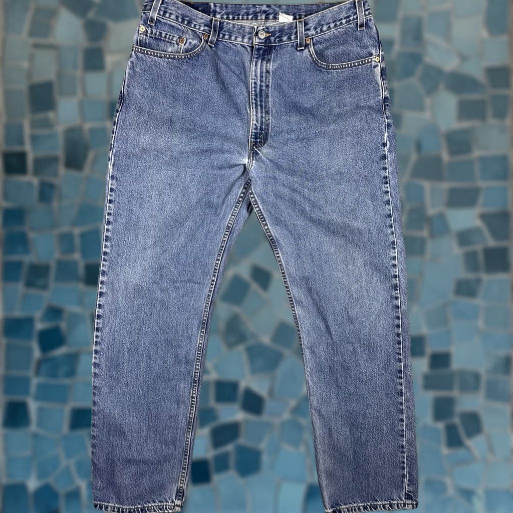 Levi's VINTAGE Levi's 505 Jeans Men 40x32 Regular Straight Denim Blue 80s 90s USA Cowboy Hipster Retro USA Mens Size US 40 / EU 56 - 1 Thumbnail
