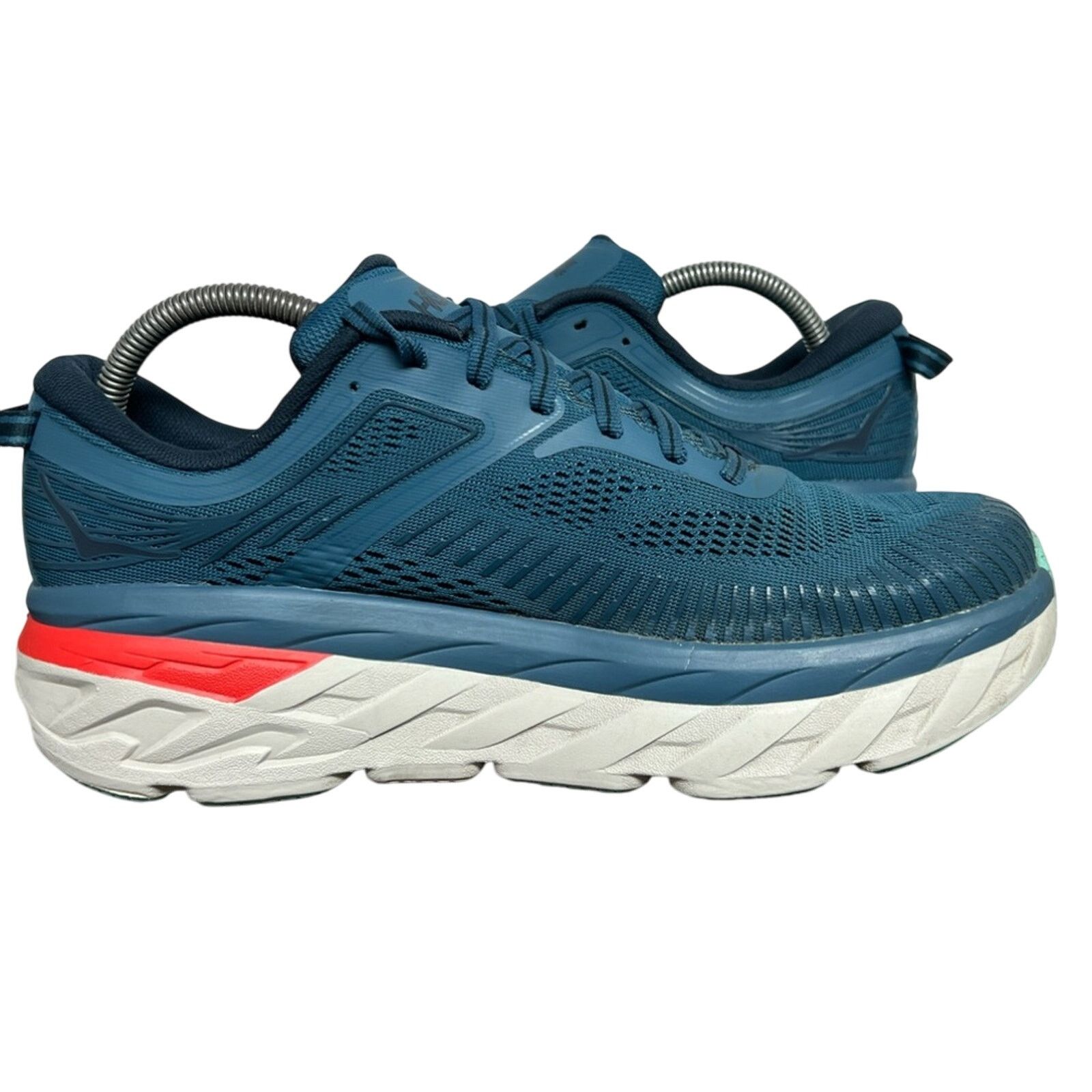 Hoka Hoka One One Mens Bondi 7 Running Shoes Sneakers SZ 9 CLEAN Size US 9 / EU 42 - 4 Thumbnail