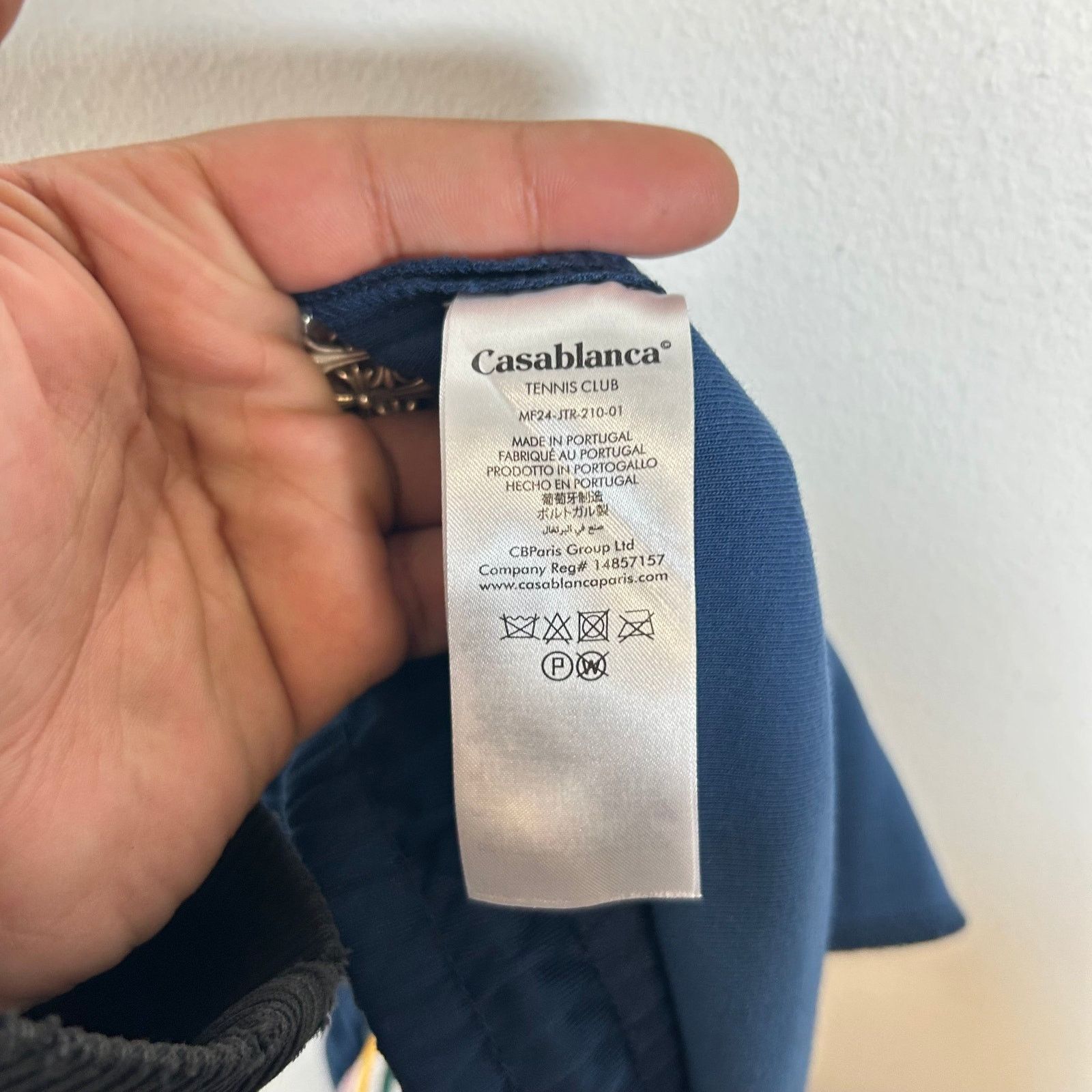 Casablanca Casablanca Navy Patch Track Pants Size S Size US 32 / EU 48 - 4 Thumbnail