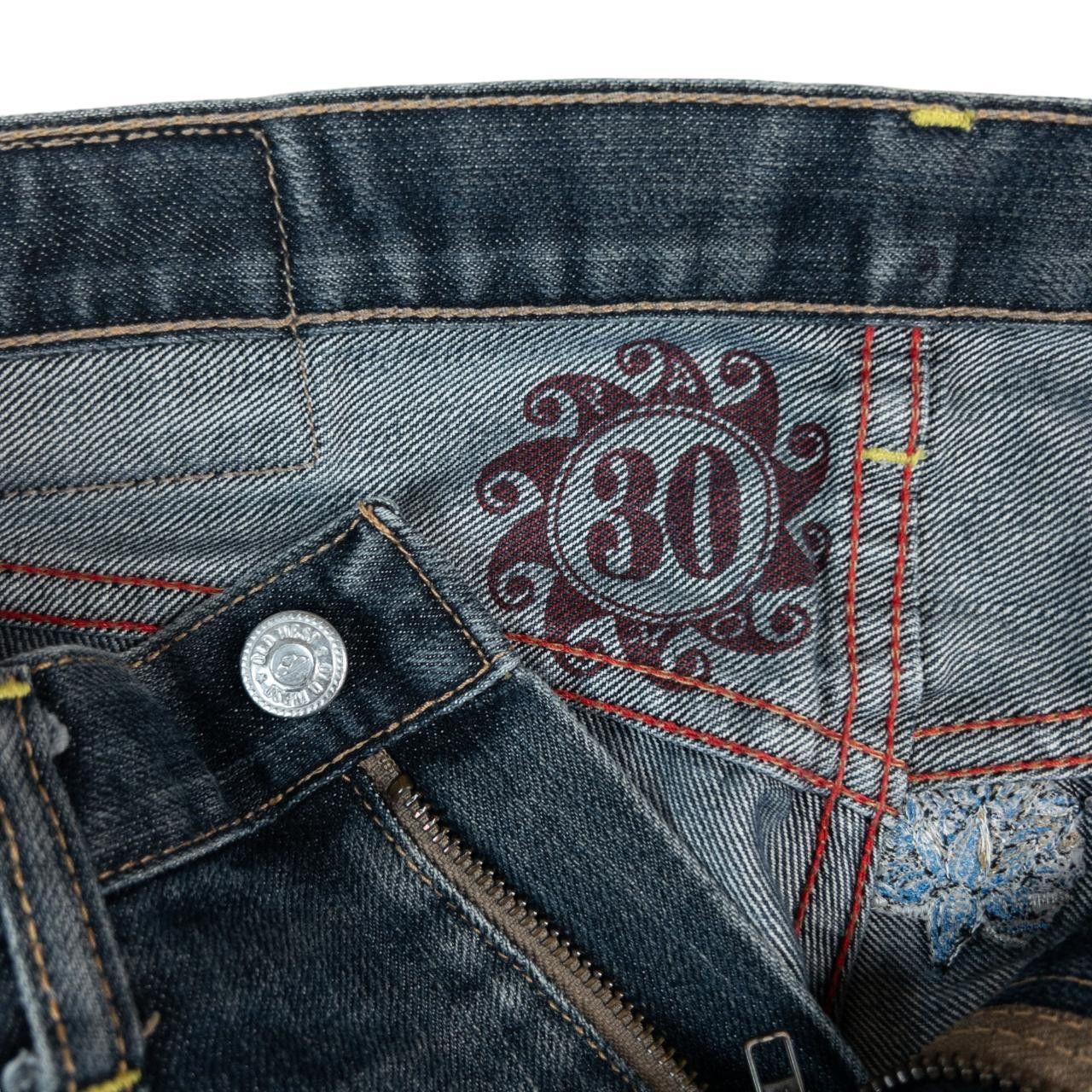 Other Vintage Sugoi Japanese Koi Embroidered Denim Jeans Size W30 Size US 30 / EU 46 - 7 Thumbnail