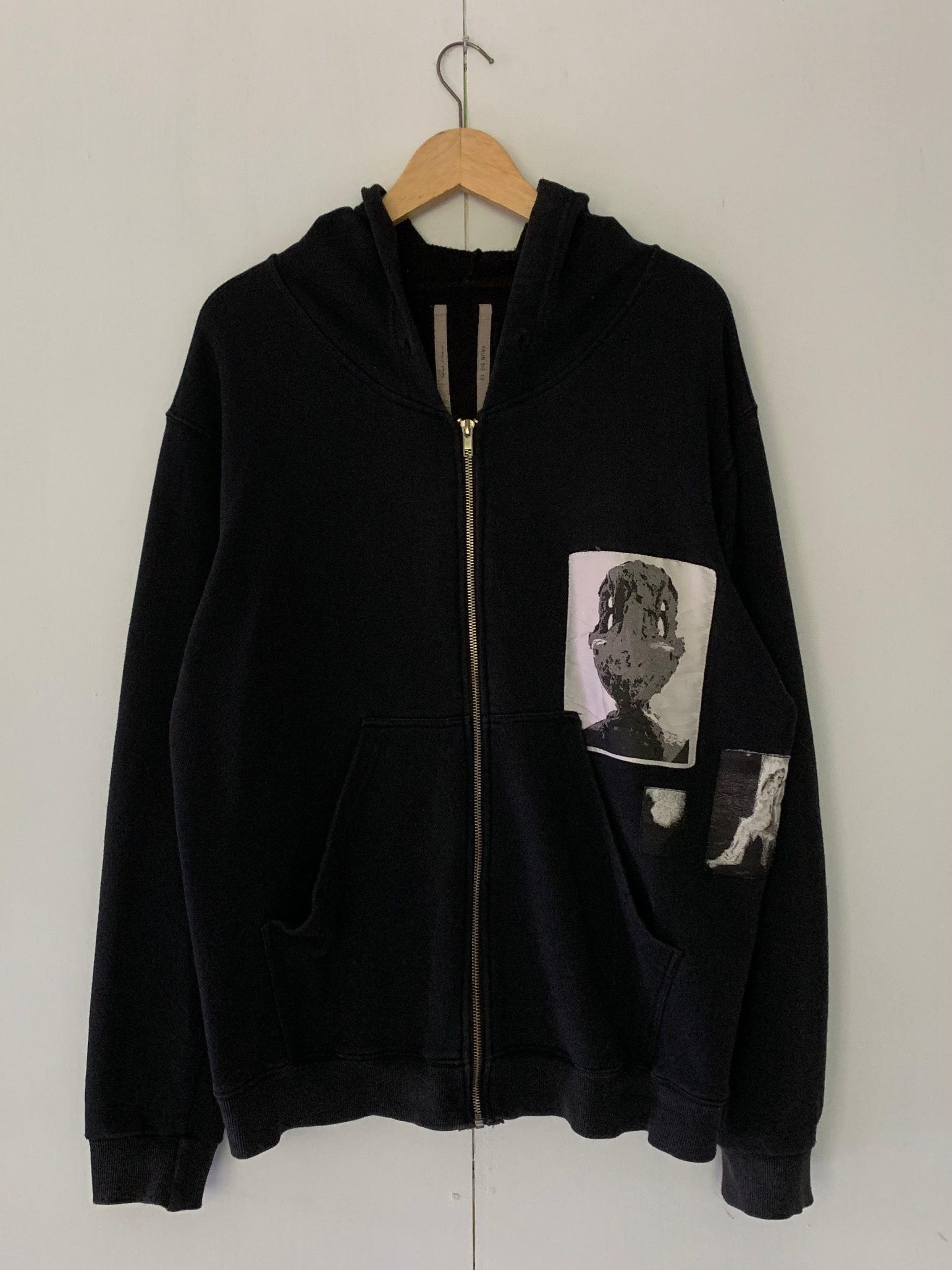 Pre-owned Olmar Mirta X Rick Owens Drkshdw Faun Ss15 Zip Hoodie In