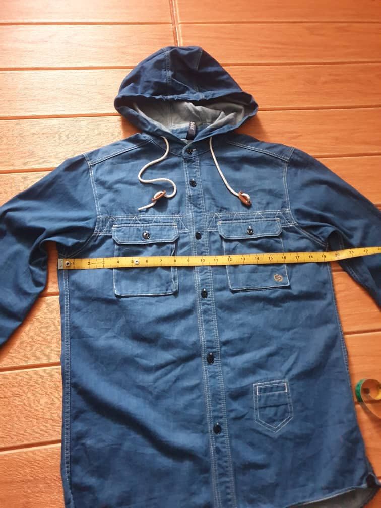 Japanese Brand 💥SILAS Japanese brand harajuku blue colour hoodie chambray Size US M / EU 48-50 / 2 - 7 Thumbnail
