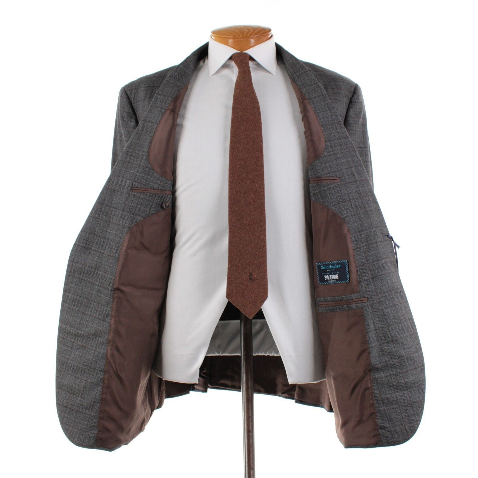 Other Sant'Andrea Suit Size US 48 Long in Gray Size 48R - 7 Thumbnail