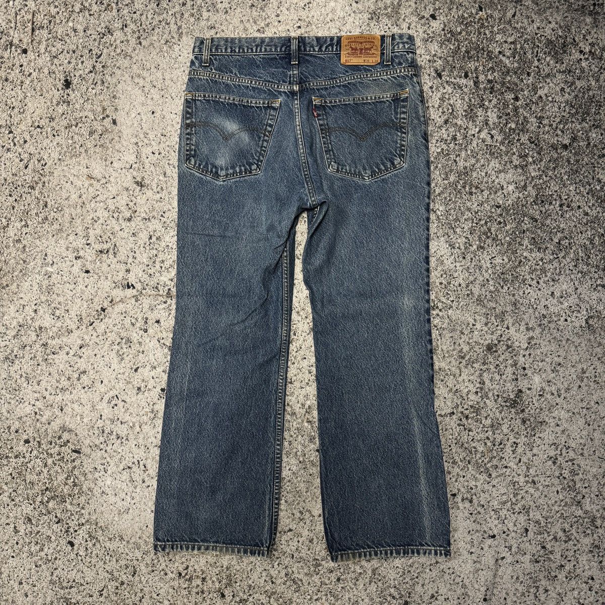 Levi's 90s Levi's 517 Bootcut Flare Denim Jeans ERD Grunge Western Size US 38 / EU 54 - 2 Thumbnail