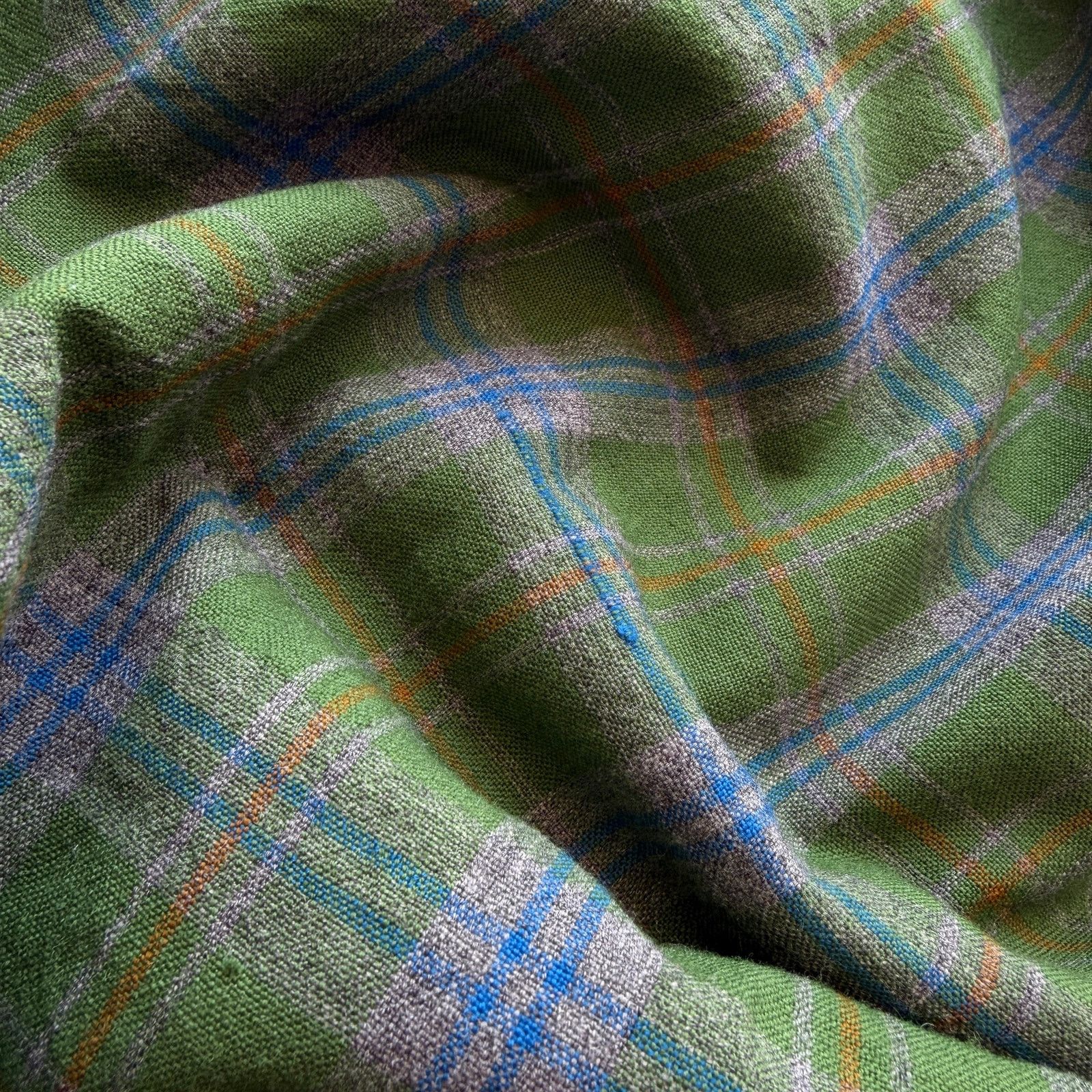 Other 70s Luxurious Plaid Dagger loop Collar Wool board Shirt Size US XL / EU 56 / 4 - 6 Thumbnail
