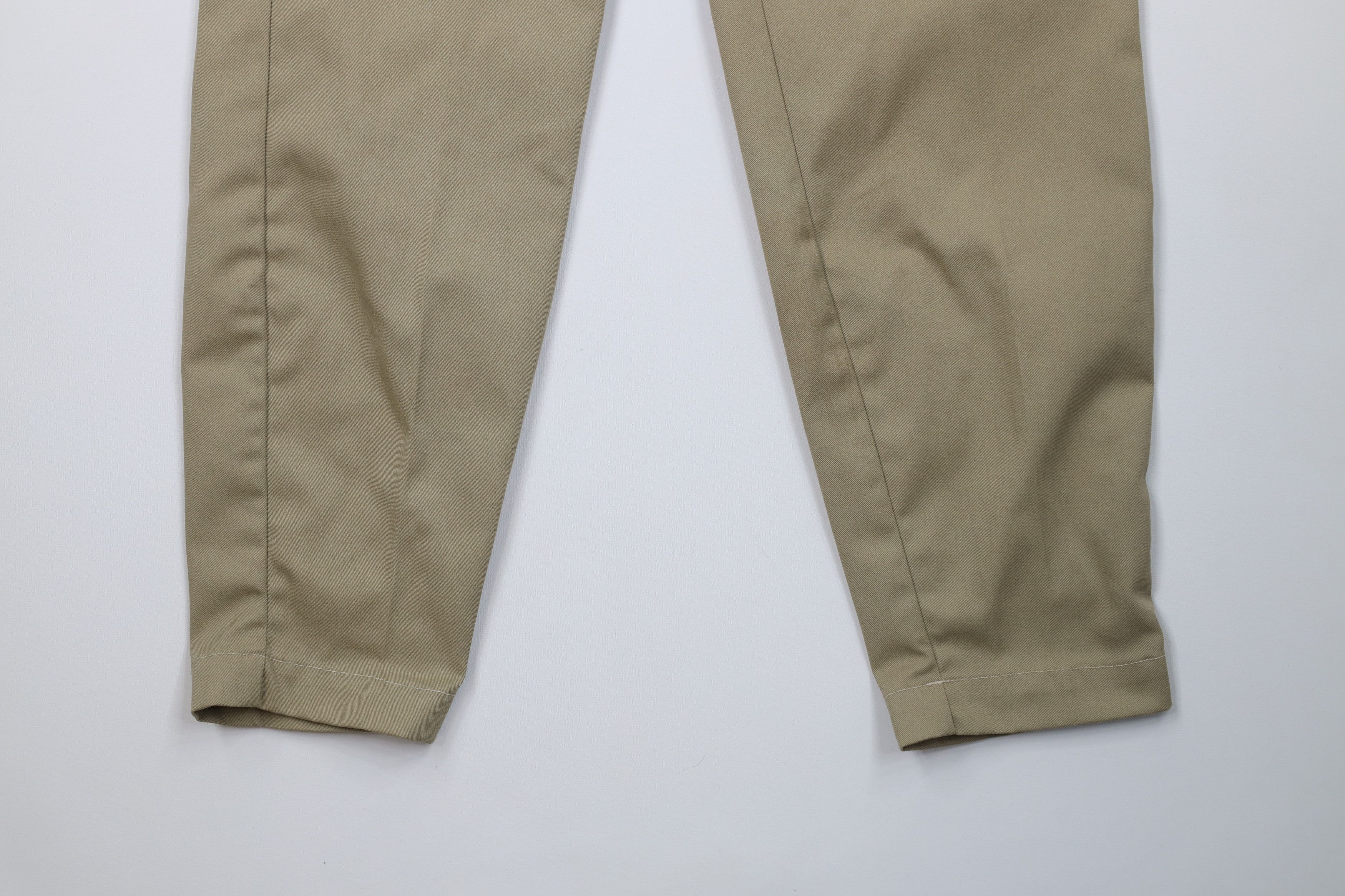 Dickies Vintage 70s Dickies Workwear Mechanic Pants Beige USA Size US 33 - 4 Thumbnail