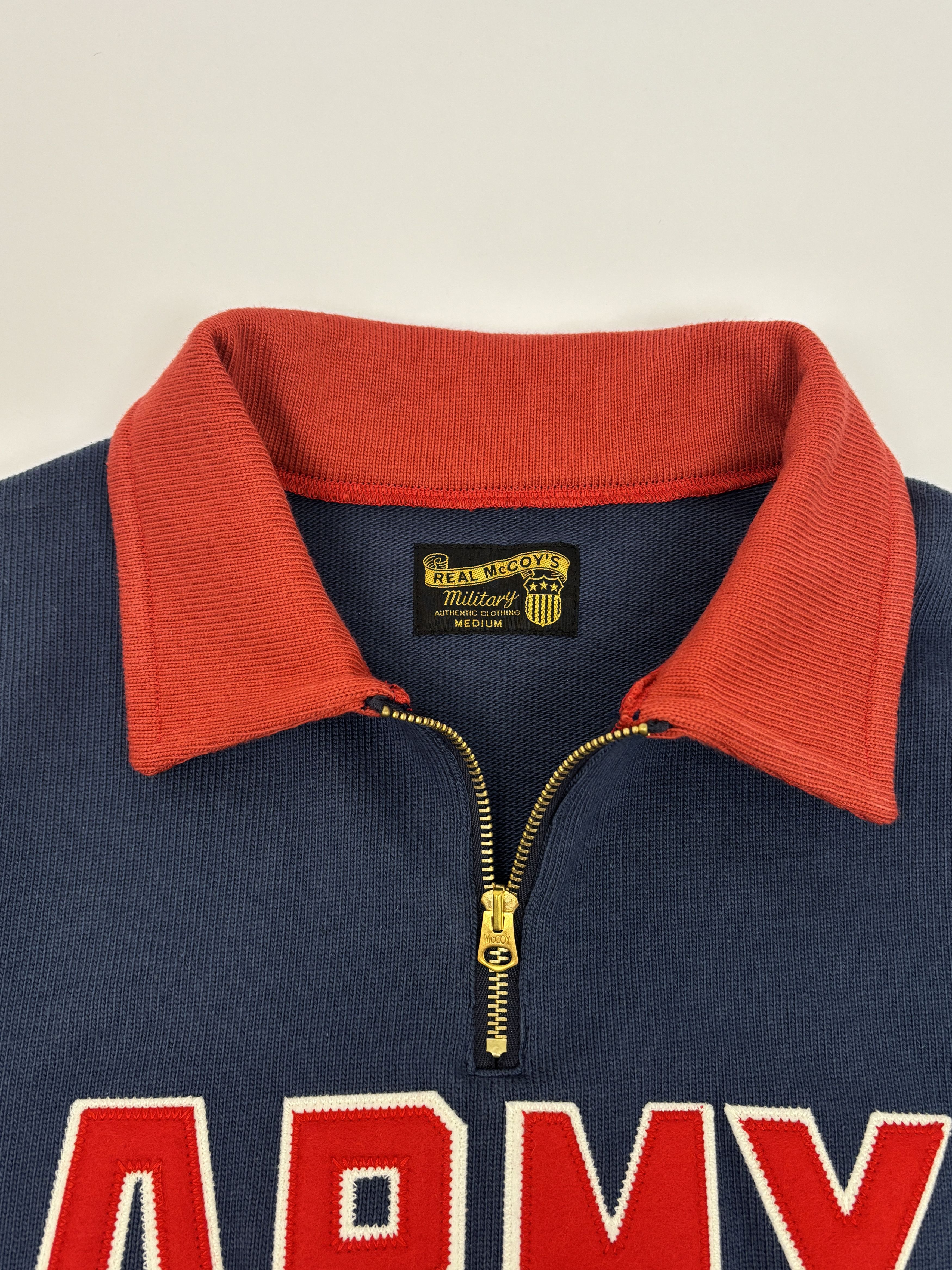 The Real McCoy's Real McCoy’s Athletic Half-Zip Jersey Army Size US M / EU 48-50 / 2 - 6 Thumbnail