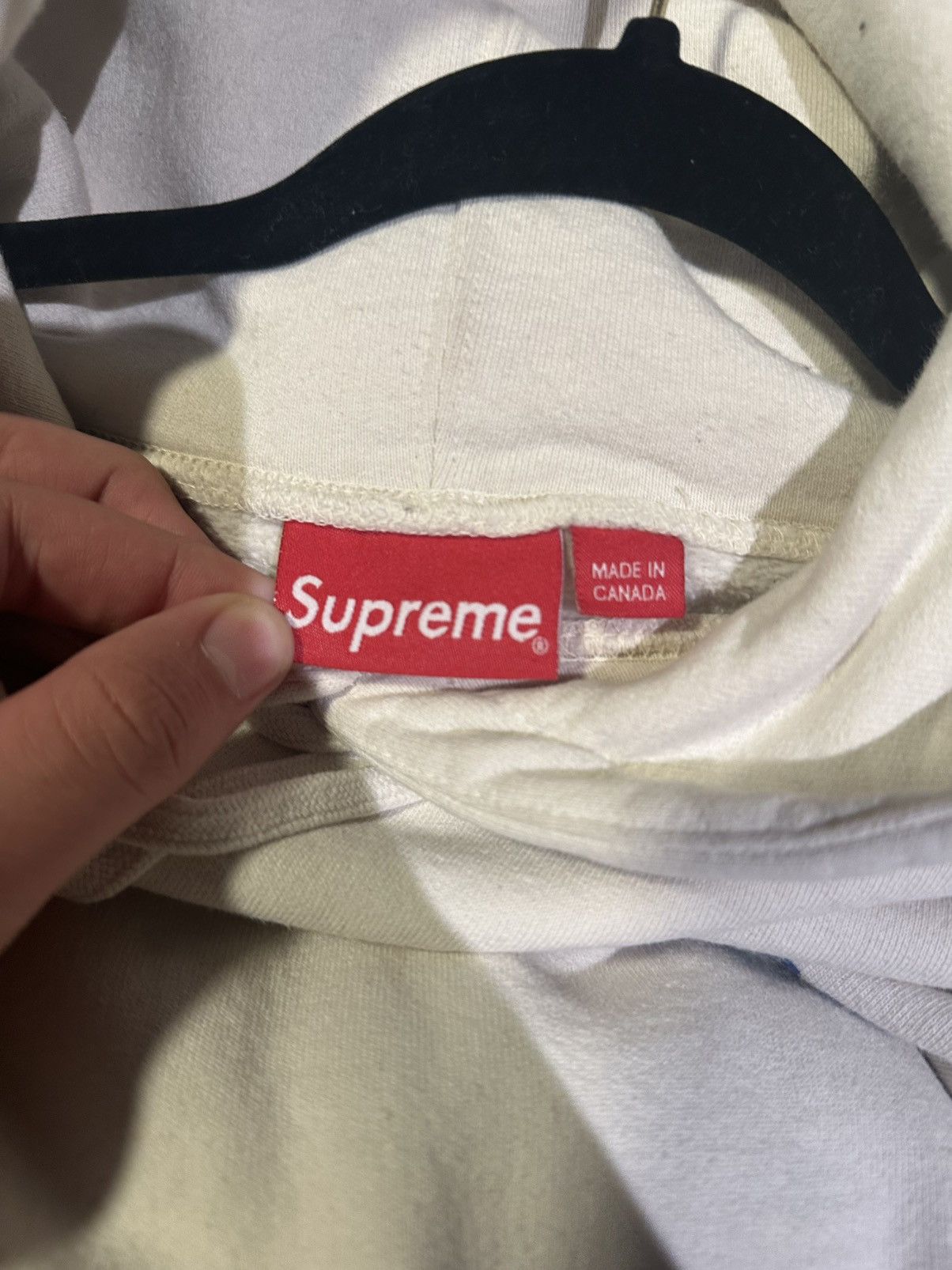 Supreme Supreme Restless Youth Beige Hoodie Size US XL / EU 56 / 4 - 3 Thumbnail