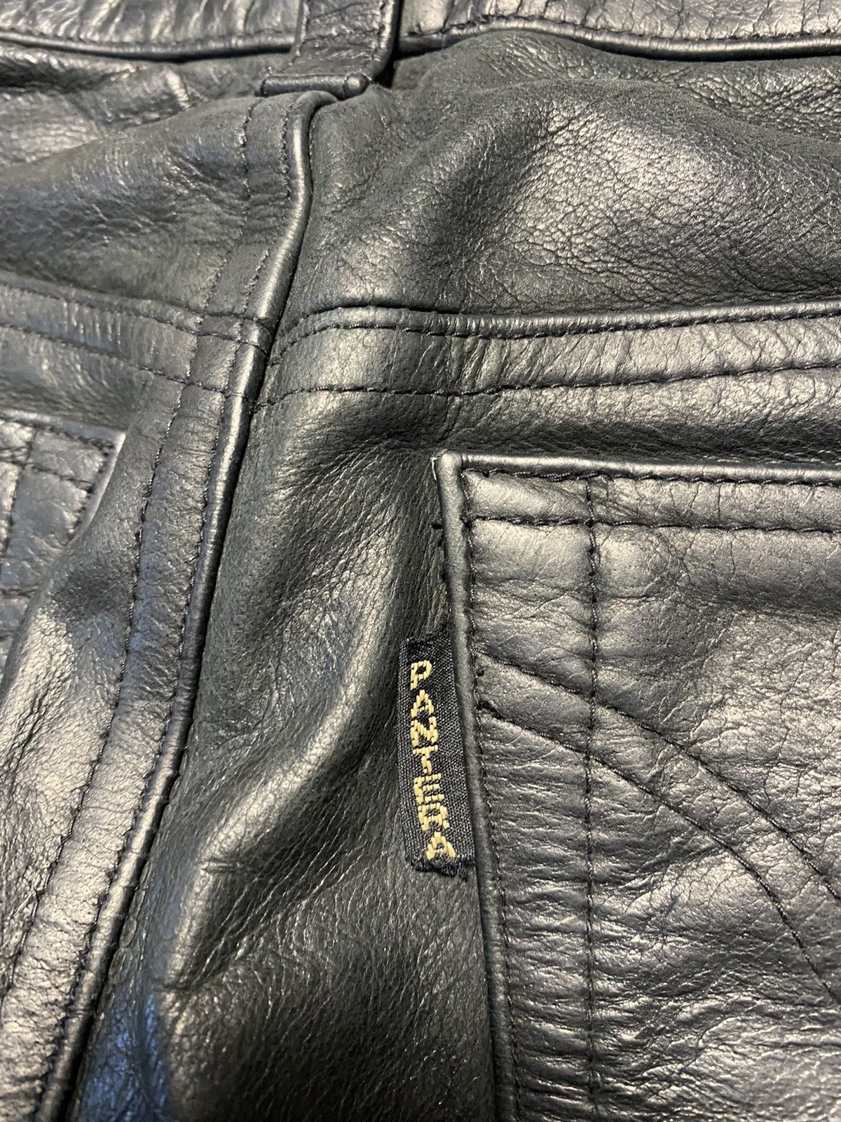 Genuine Leather Vintage Leather Pants Motorcycle Trousers Size 30 Marlboro Size US 30 / EU 46 - 4 Thumbnail