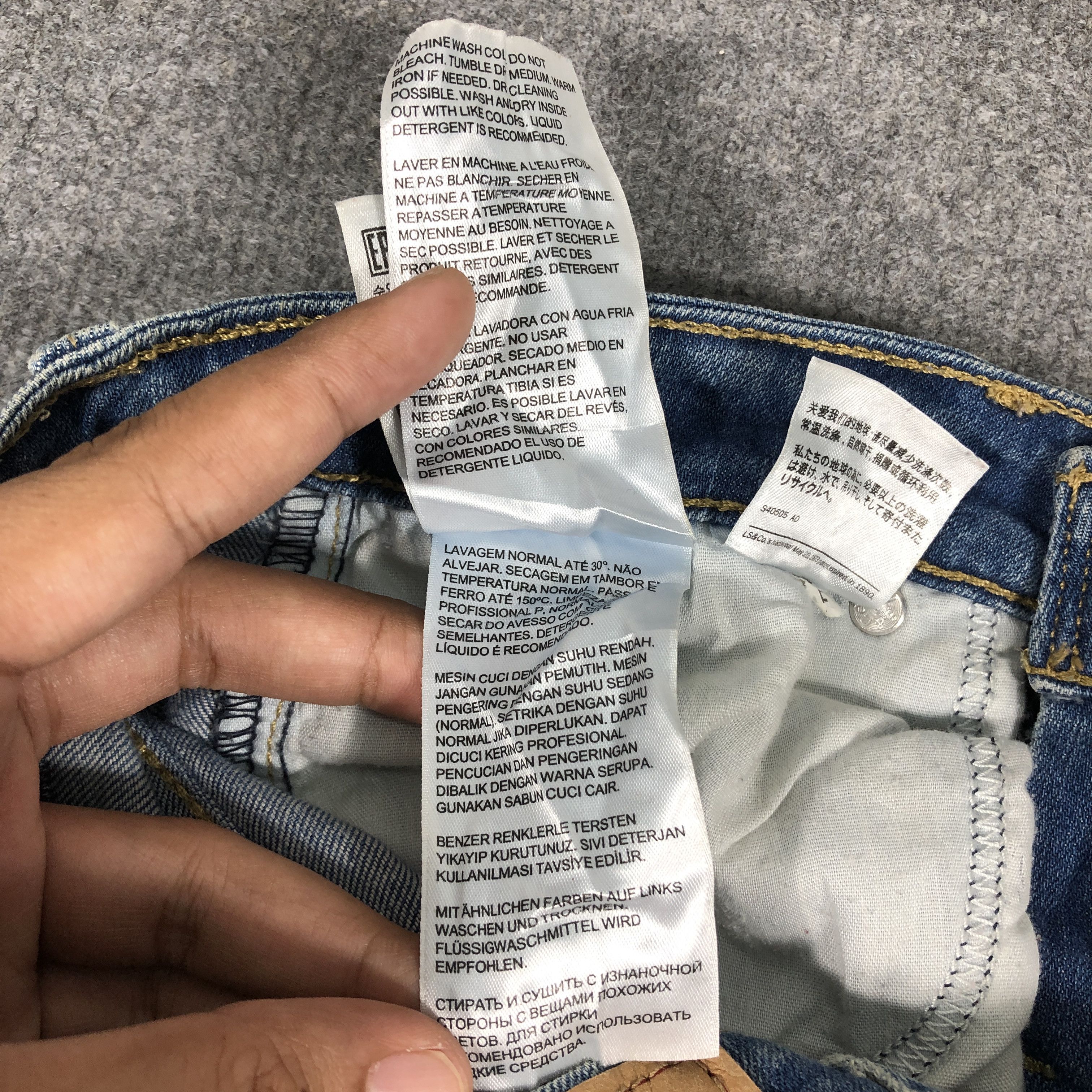 Levi's × Vintage Womens Vintage Levis 518 Jeans Straight L1093W Size 27" / US 4 / IT 40 - 11 Thumbnail