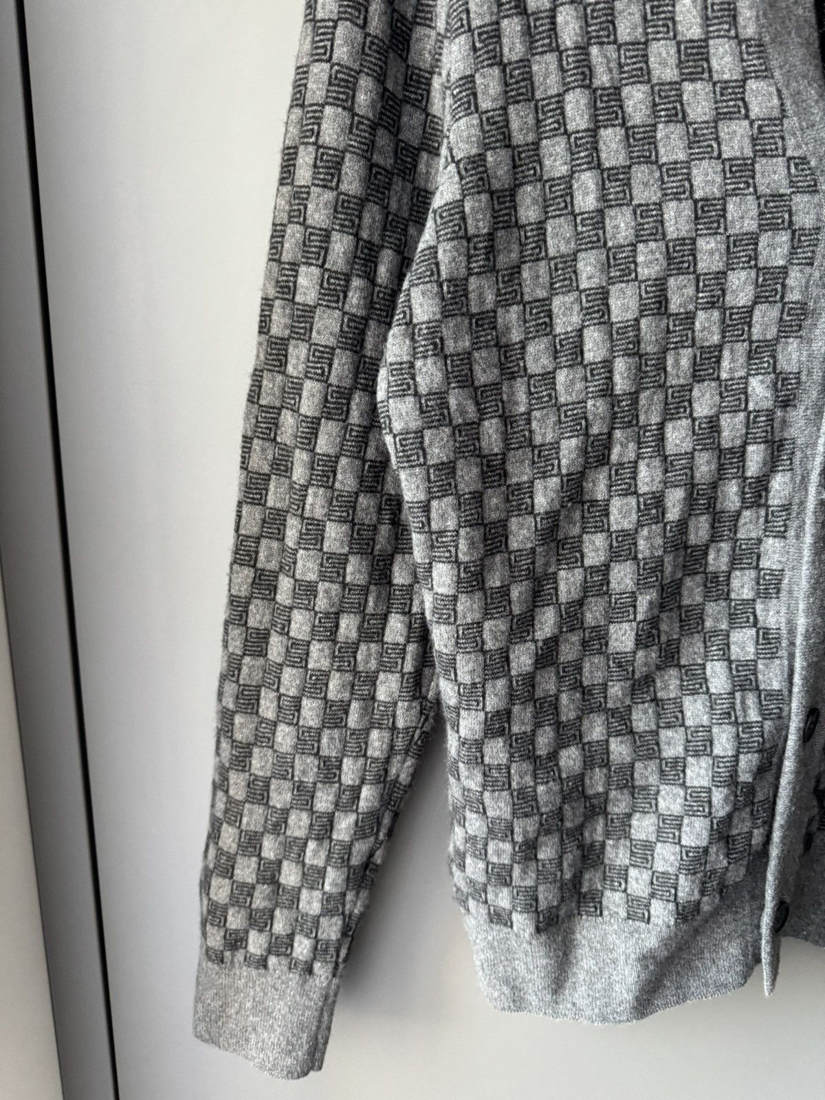 Sandro Sandro Paris Italian Yarn Blend Knit Check Cardigan Size US M / EU 48-50 / 2 - 2 Thumbnail