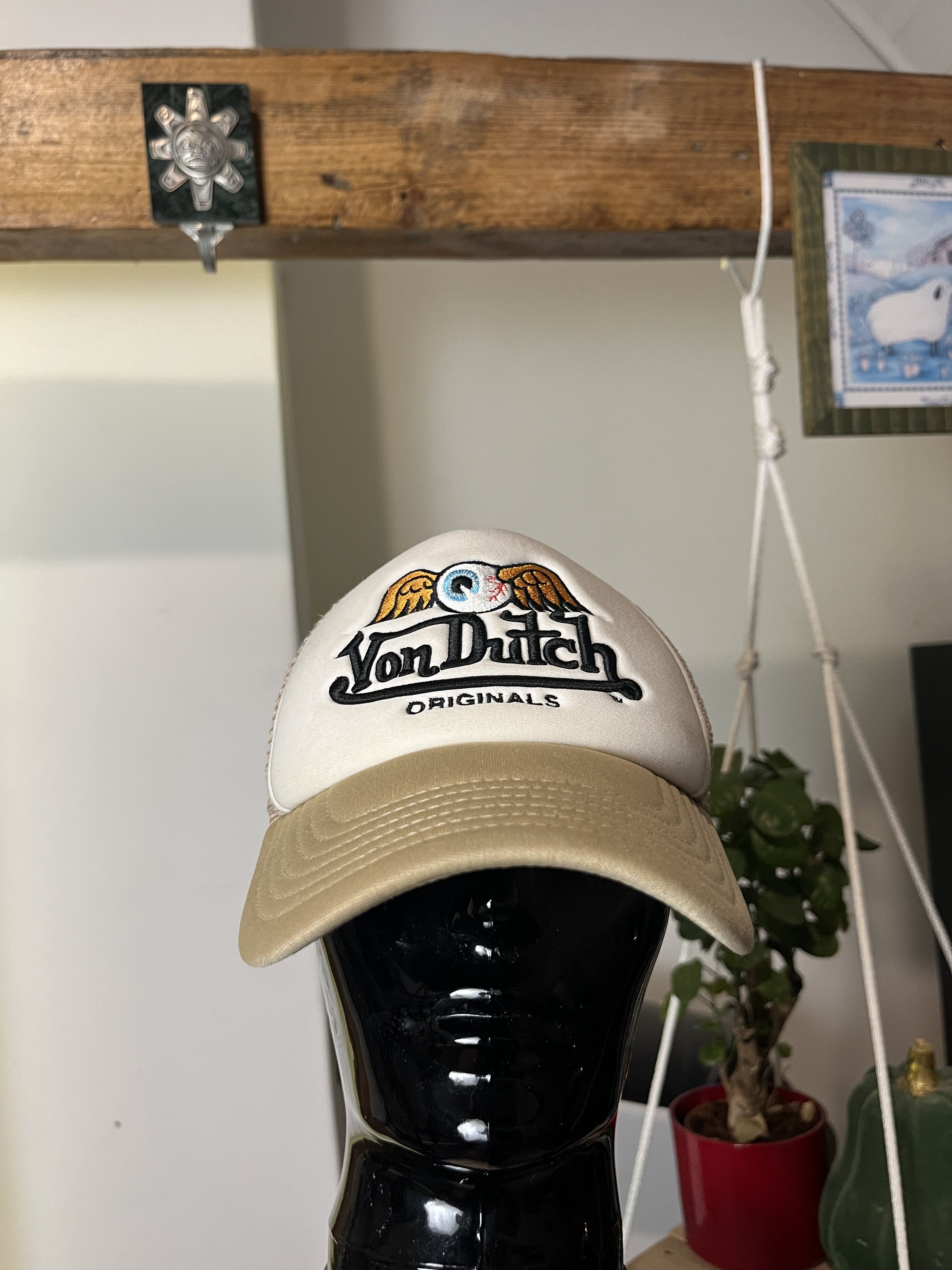 Vintage × Von Dutch Von Dutch Flying Eyeball Trucker Hat y2k Ed Hardy Drip Size ONE SIZE - 1 Thumbnail