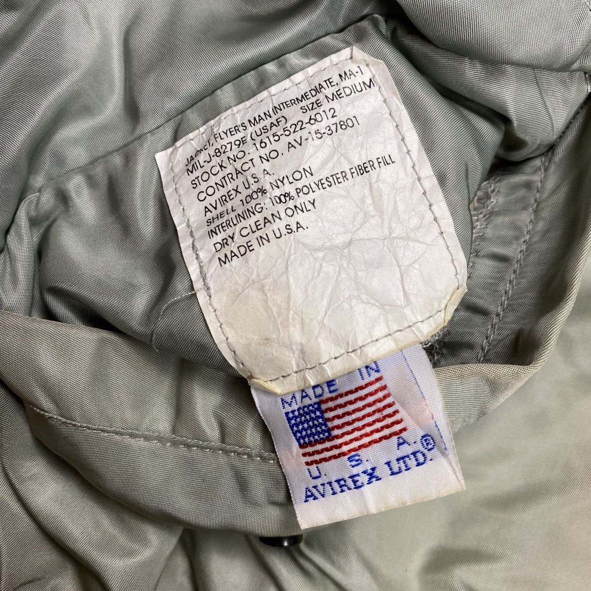 Avirex Avirex USA Embroidery MA-1 Bomber Jacket Size US M / EU 48-50 / 2 - 9 Thumbnail