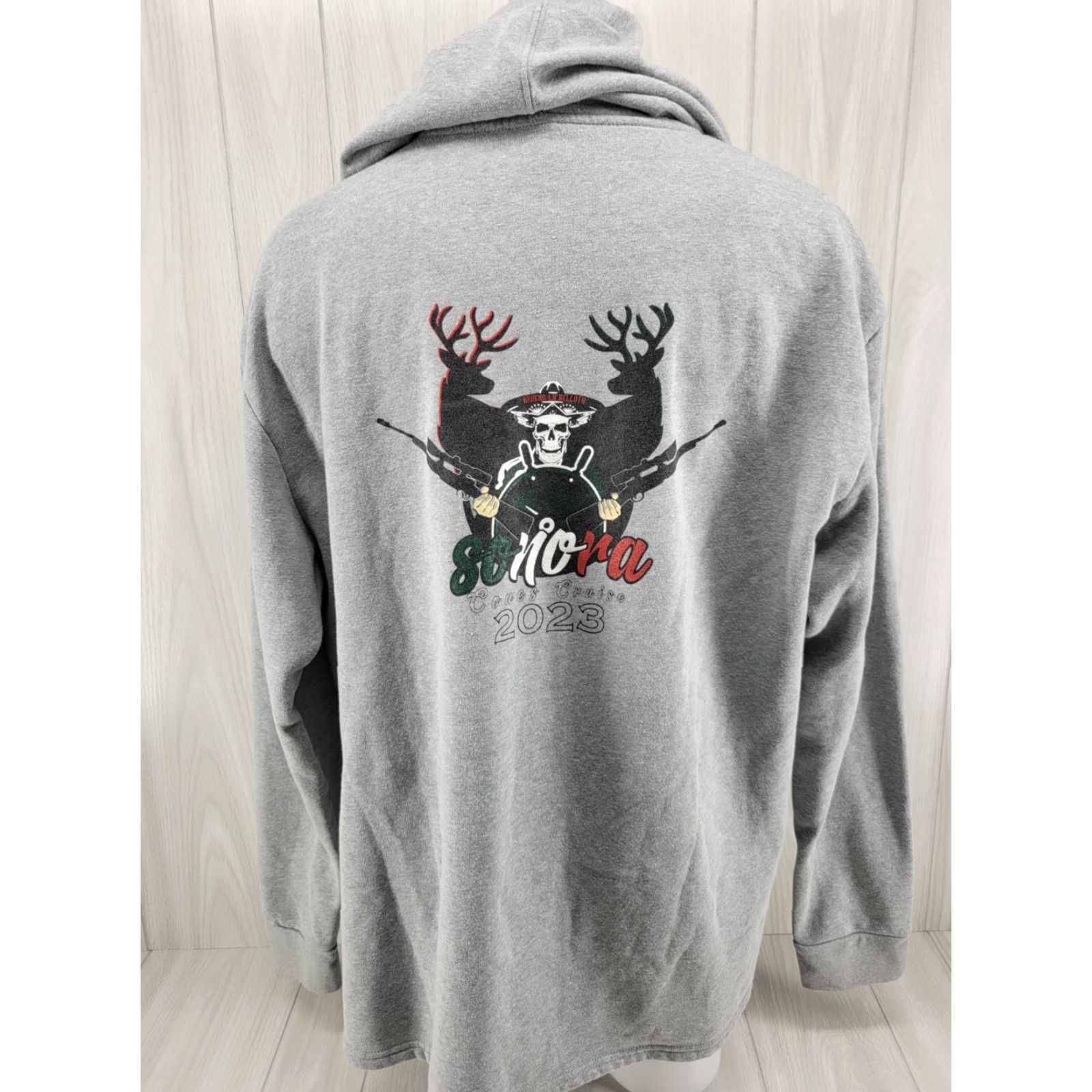 Next Level Diamond Outfitters Mens Hoodie Gray 3XL Pullover Hooded Sweatshirt 2023 Sonora Coues Cruise Vinyl? Size US XXL / EU 58 / 5 - 2 Thumbnail