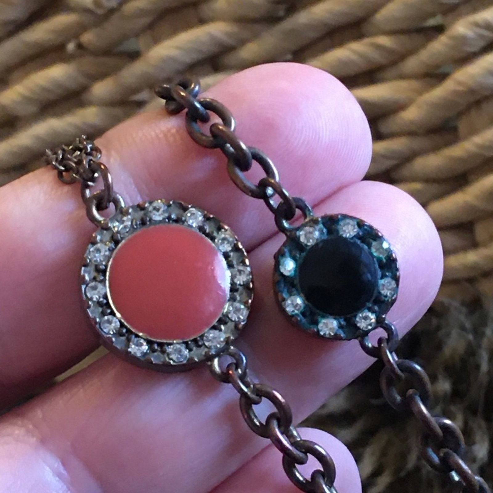 J.Crew J. Crew brass chain stone halo medallion necklace Size ONE SIZE - 5 Thumbnail