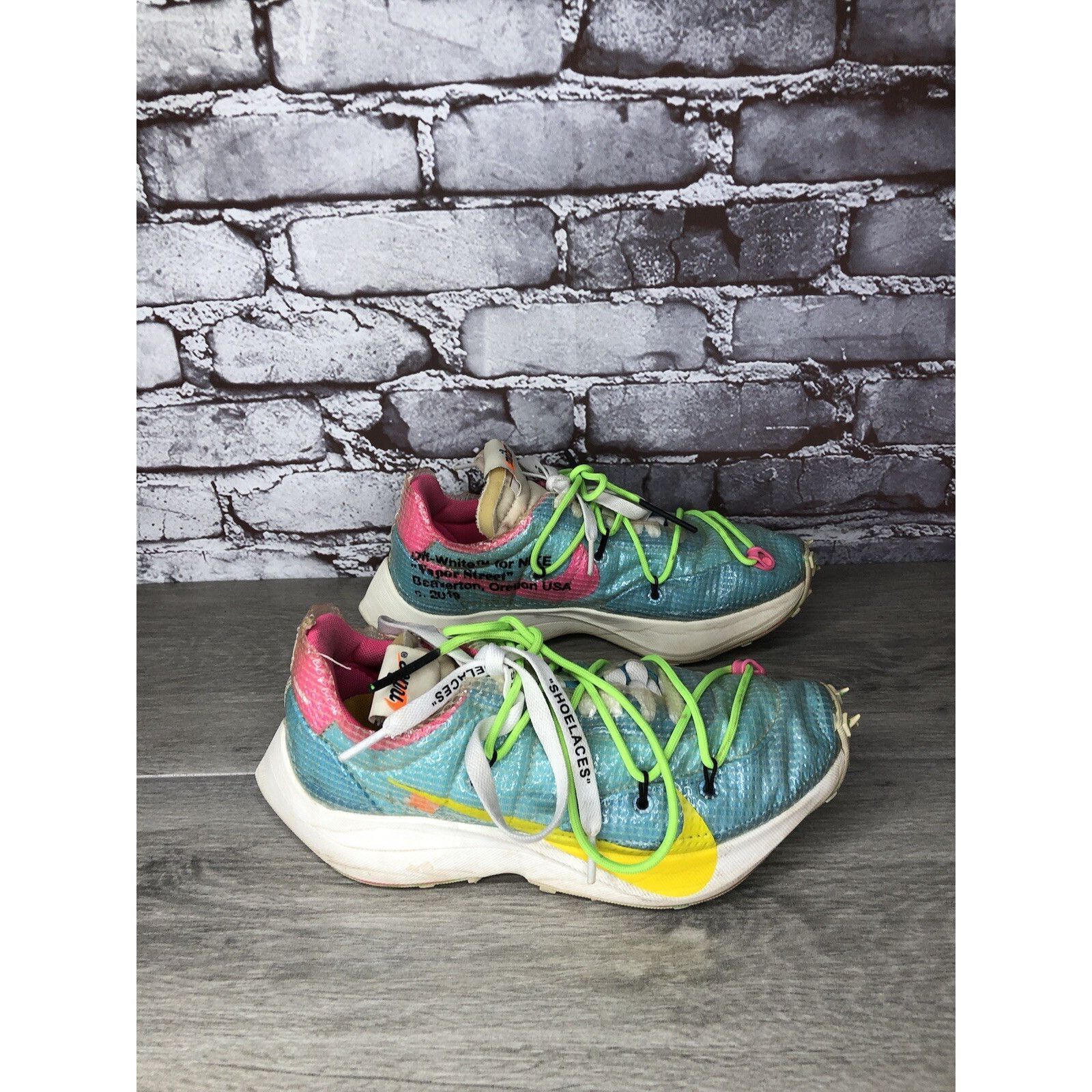 Nike Nike Off-White x Vapor Street Polarized Blue Lace Up Shoes W Size US 6.5 / IT 36.5 - 17 Thumbnail