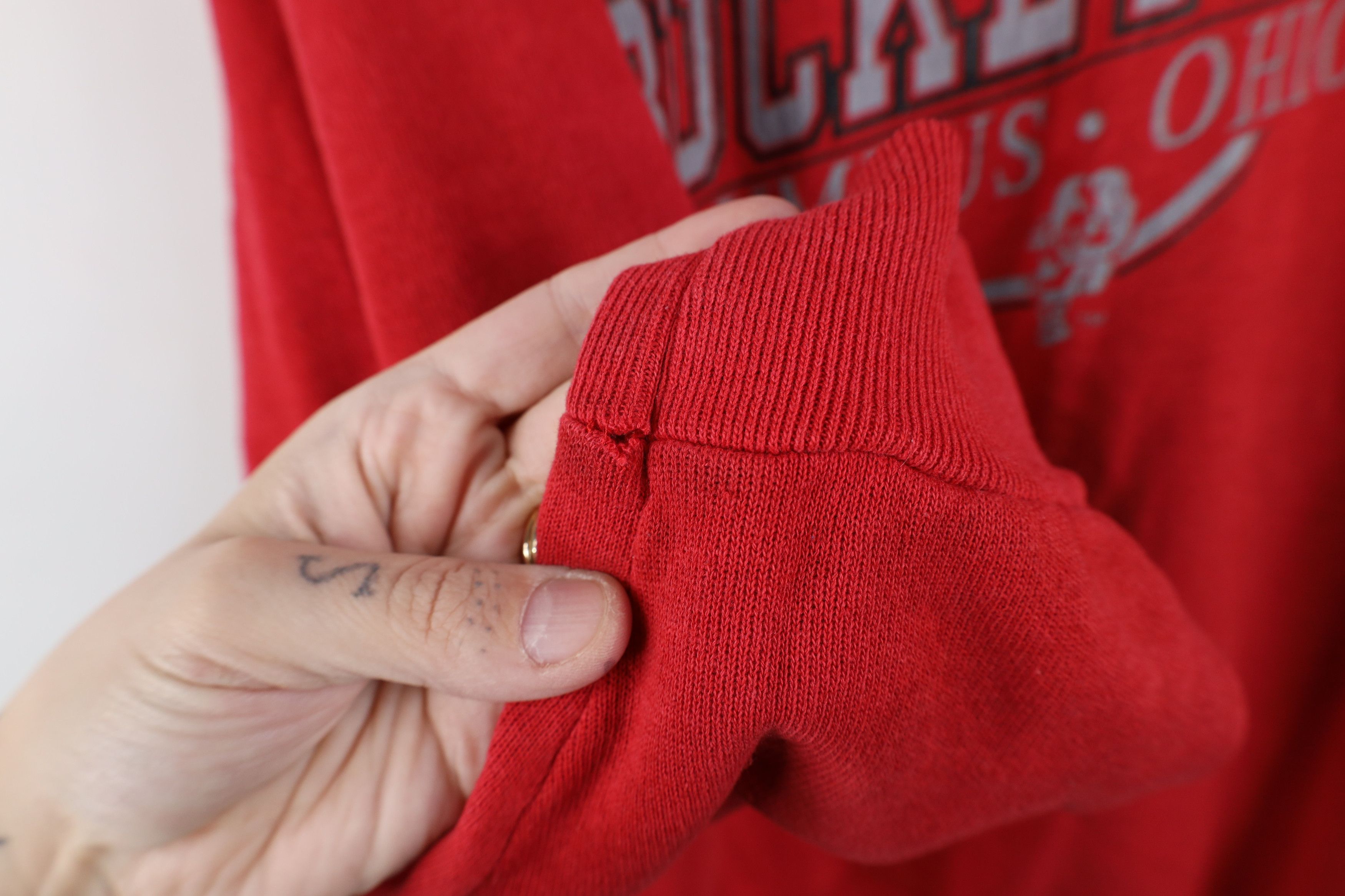 Vintage Vintage 90s Spell Out Ohio State University Sweatshirt USA Size US L / EU 52-54 / 3 - 11 Thumbnail