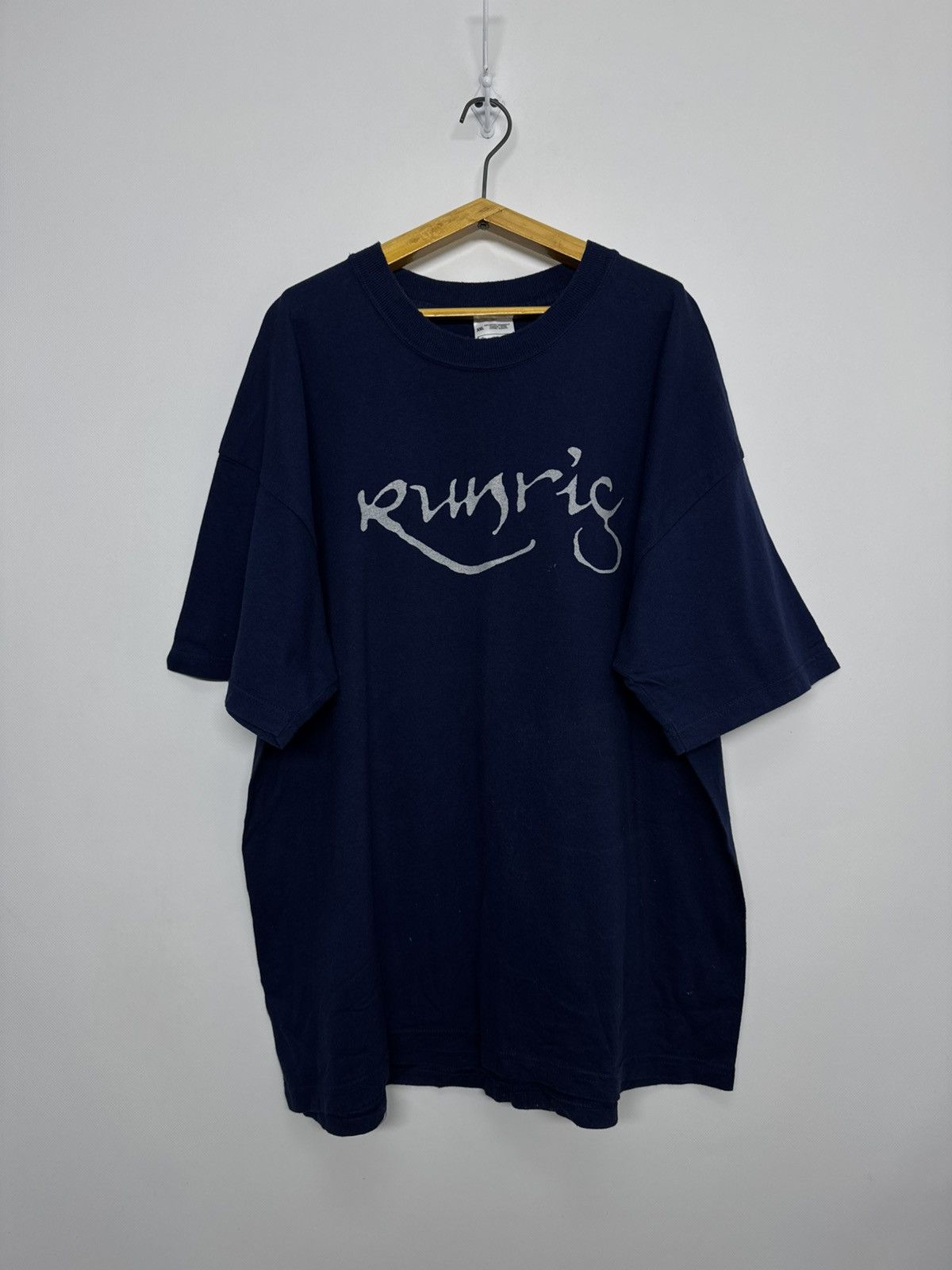 Fruit Of The Loom RARE 90s Runrig The Big Wheel Band T Shirt Vintage Size US XXL / EU 58 / 5 - 1 Thumbnail